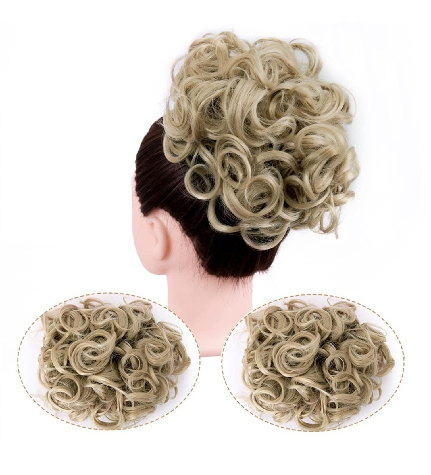Hair Chignon Synthetic Messy Bun Wave Curly Hair Extensions Bun Extensions Comb Clip In Messy Bun Hair Accessories for Women Messy Bun Hair Piece (Color : 14#) - Buy Online on GoSupps.com