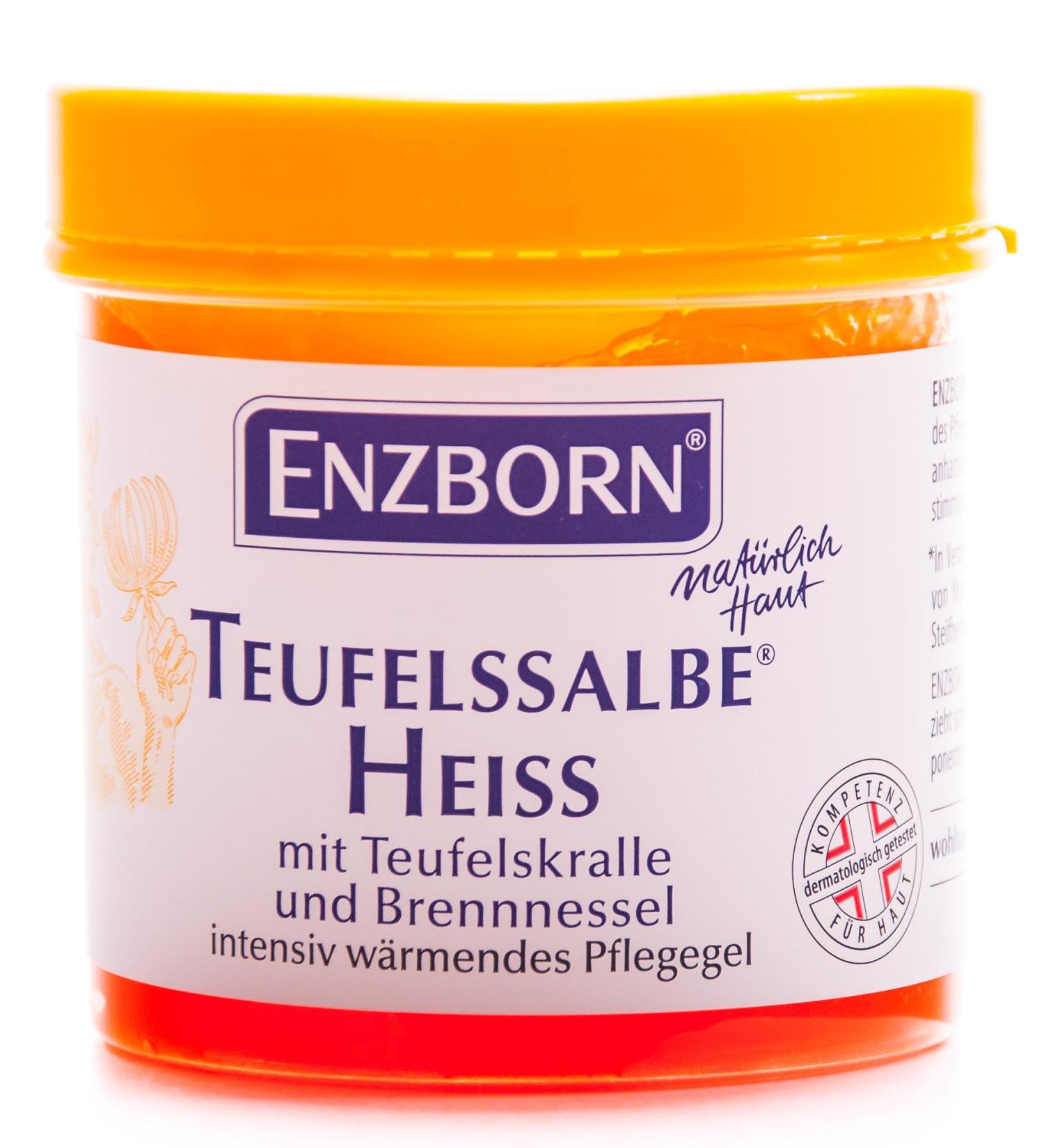 Buy Enzborn Devil's Hot Ointment - Intensive Warming Care Gel with Devil's Claw & Nettle 200 ml (Unscented) | Fast International Shipping - Buy Online on GoSupps.com