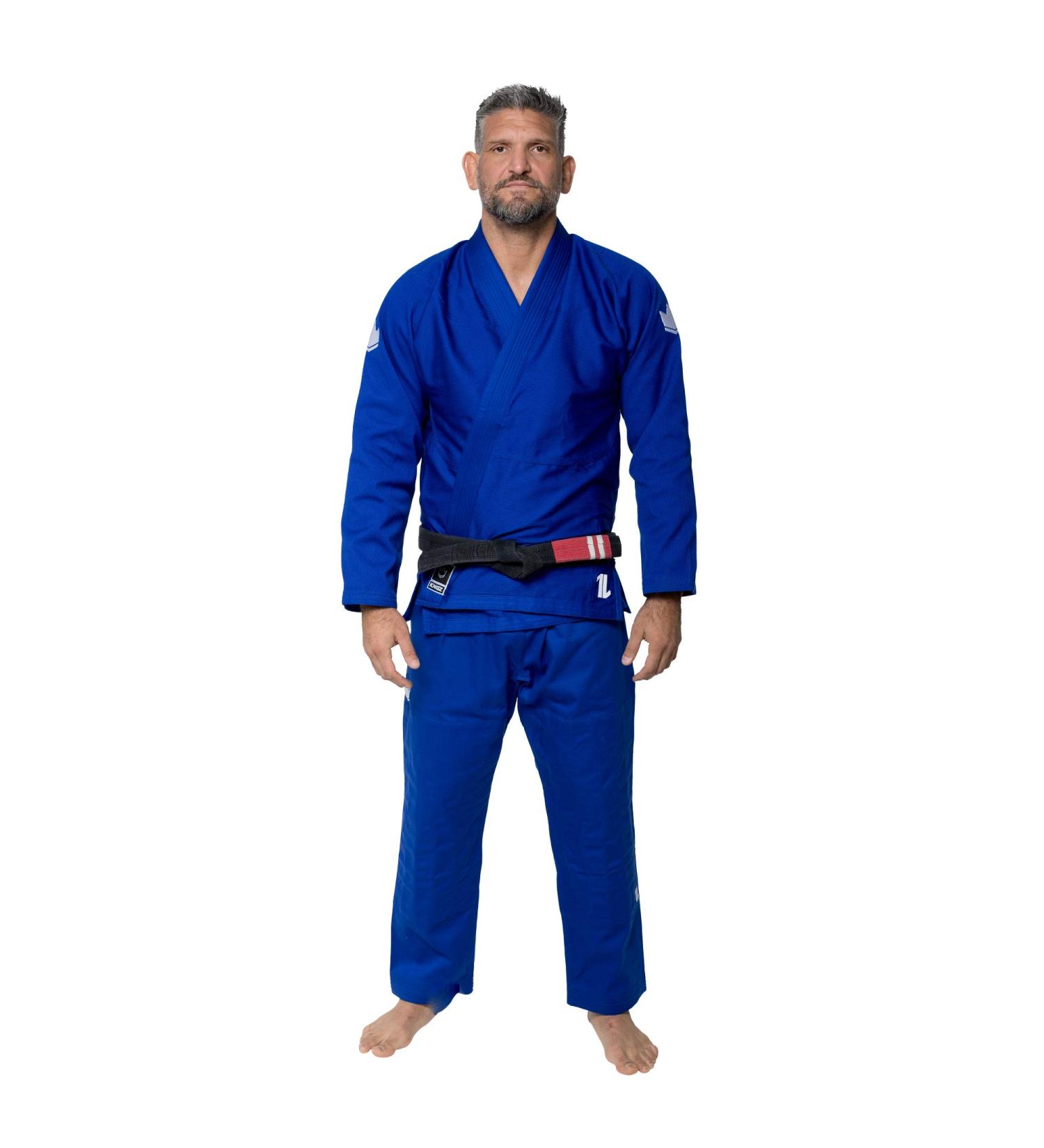 KINGZ Youth Lightweight BJJ Gi - The One Blue M4 | 400gsm Pearl Weave | IBJJF Legal for Boys & Girls - Buy Online on GoSupps.com
