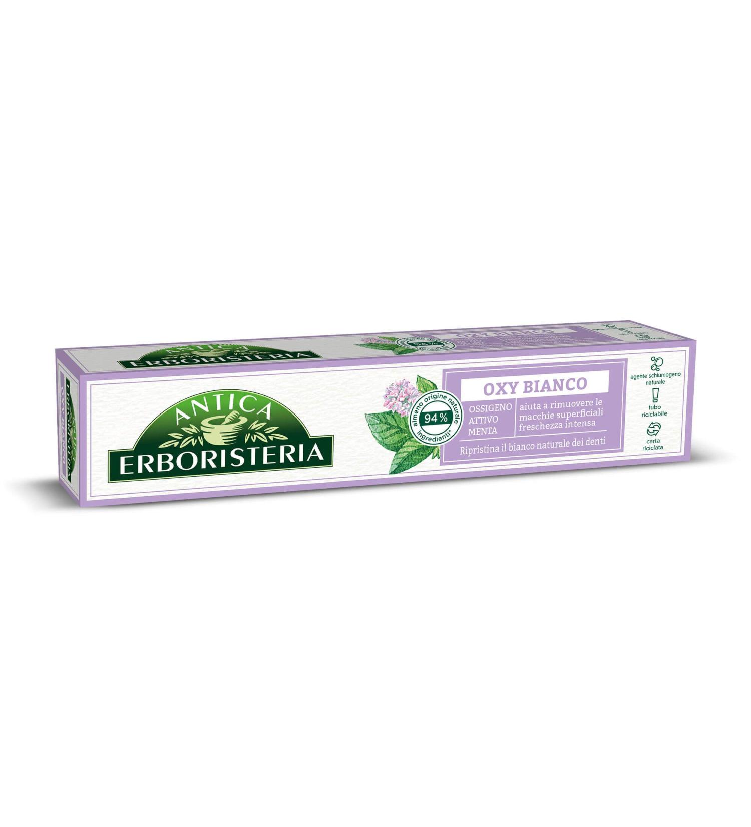 Buy Antica Erboristeria Oxy Bianco Toothpaste 75ml - International Shipping Available - Buy Online on GoSupps.com