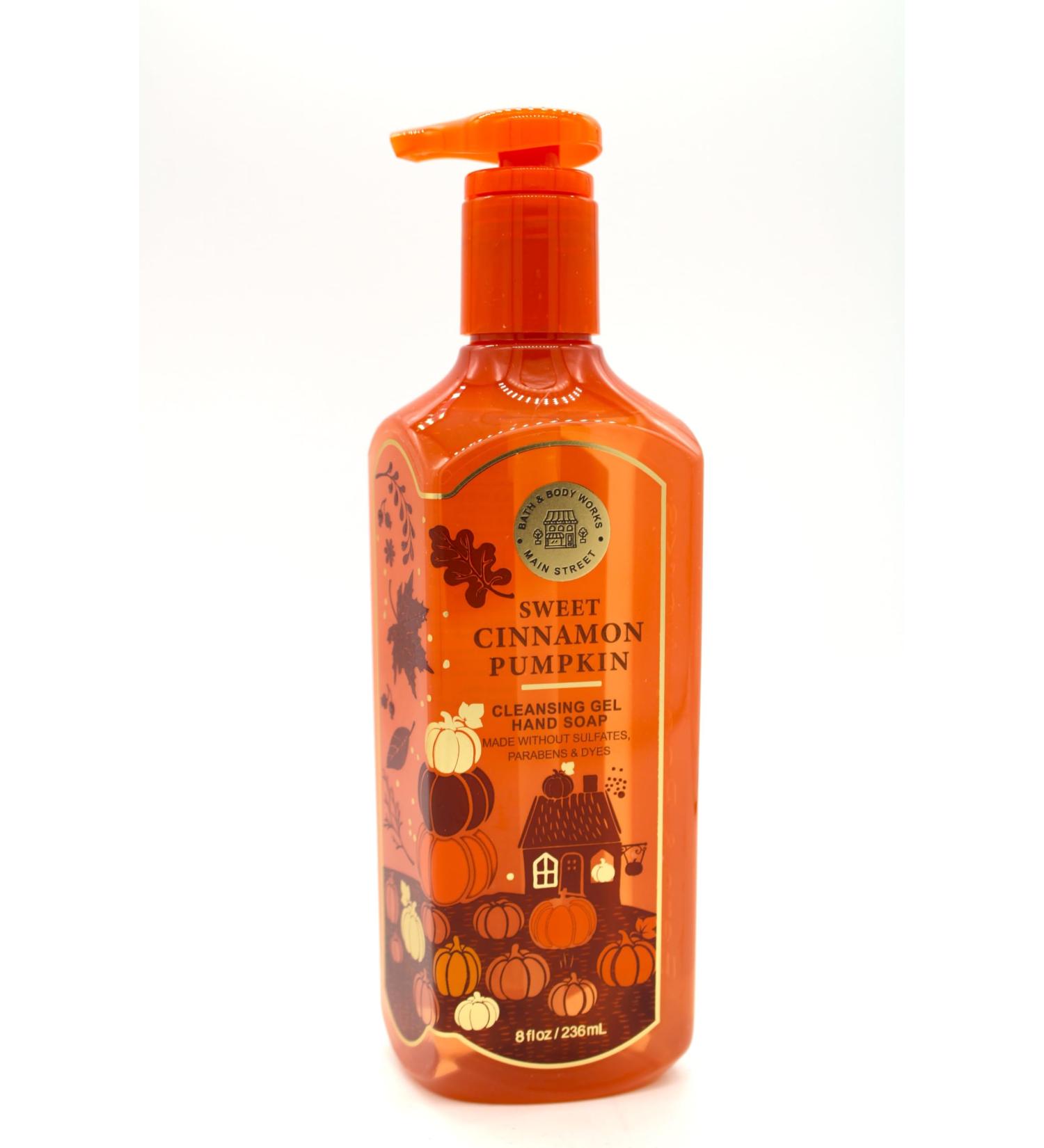 Sweet Cinnamon Pumpkin Bath and Body Cleansing Gel Hand Soap 8 fl oz
