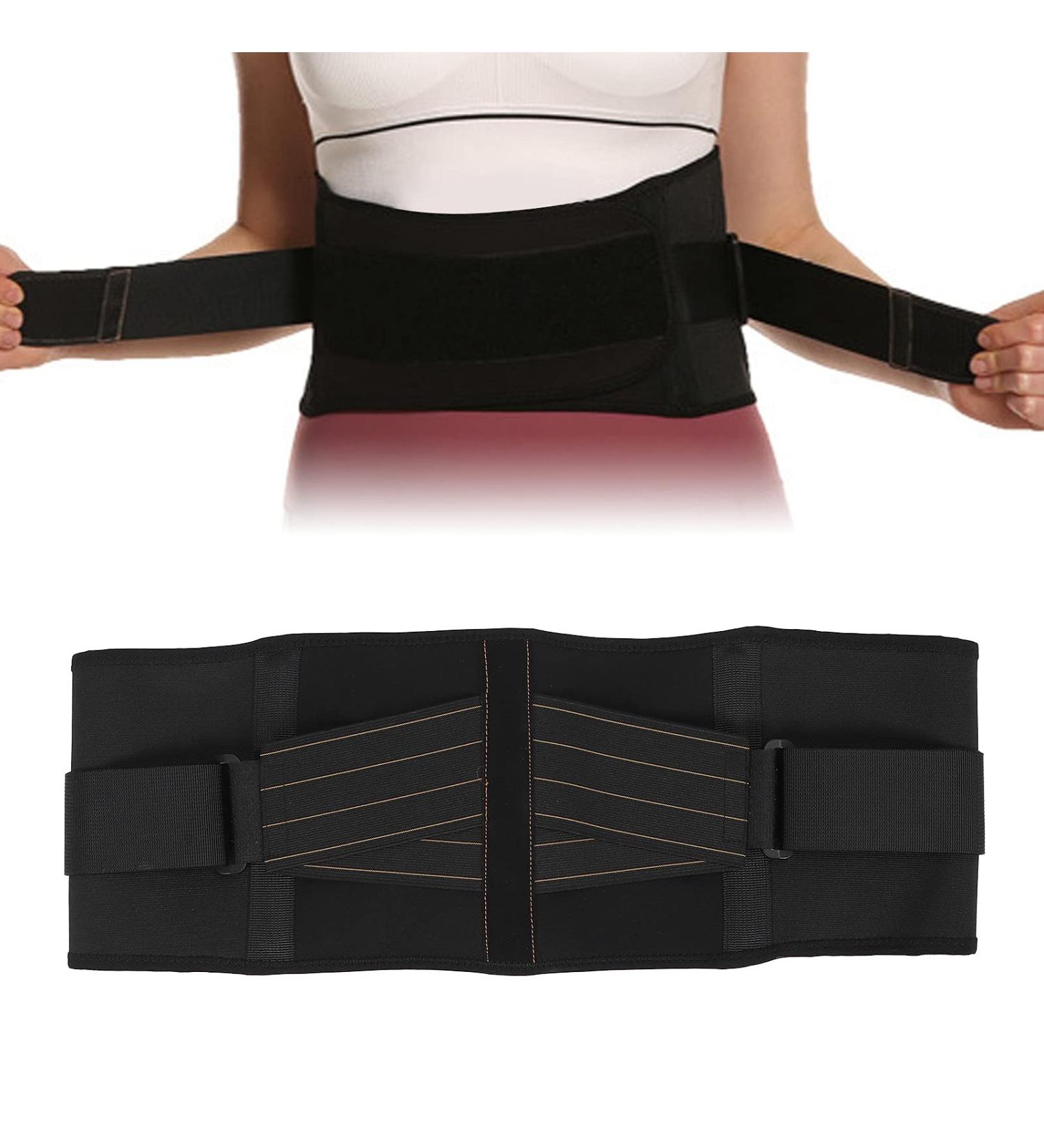 Buy XL Back Support Belt for Men & Women | Breathable Compression Aid for Back Pain Herniated Disc & Sciatica Relief - International Shipping Available - Buy Online on GoSupps.com