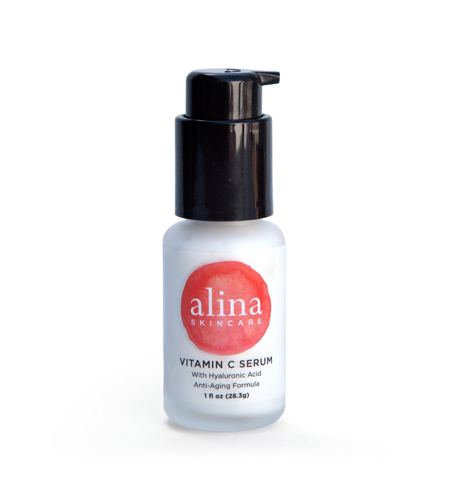 Alina Skin Care Vitamin C Serum 1.0 oz - Award-Winning Formula Recommended by Dermatologists for Firmer, Radiant Skin - Buy Online on GoSupps.com