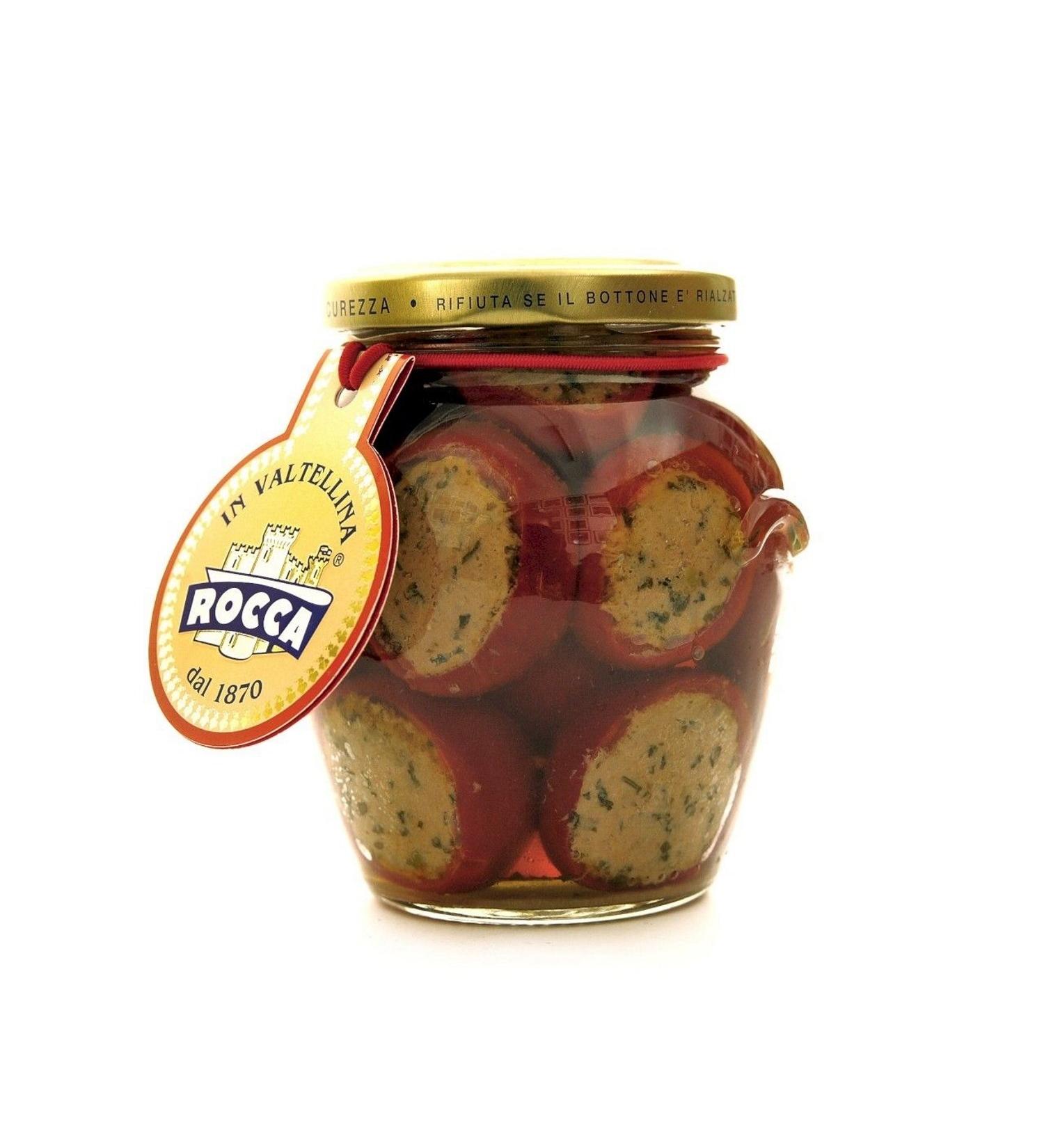 Stuffed peppers with tuna 314 ml. - Rocca 1870