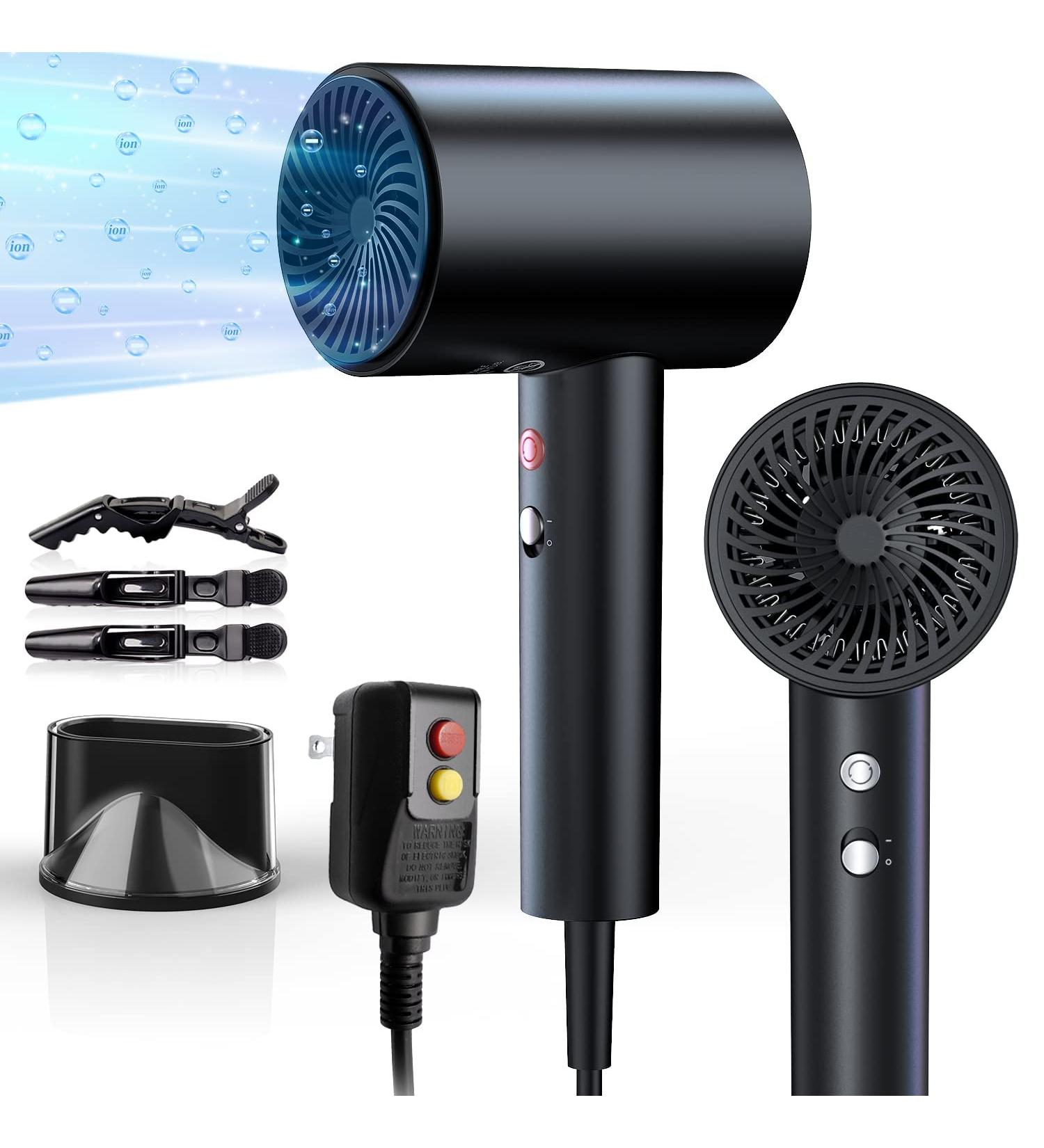 Ionic Blow Dryer Brush for Women - Travel-Friendly Hair Dryer with Air Fryer Accessories - Shop Now at Ogreem - Buy Online on GoSupps.com