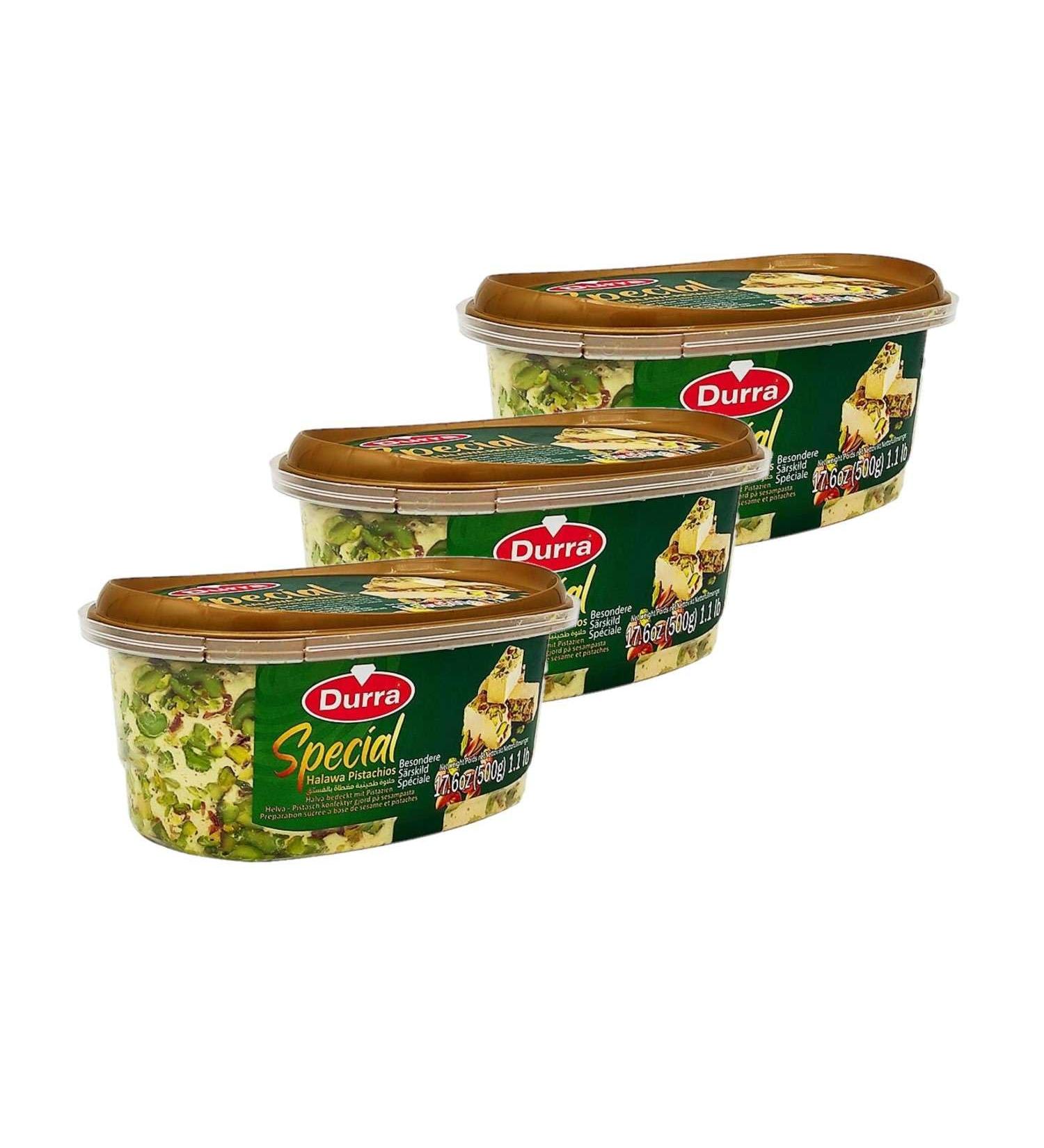 Durra Lot 3x Halawa pistachio special - Box 500g