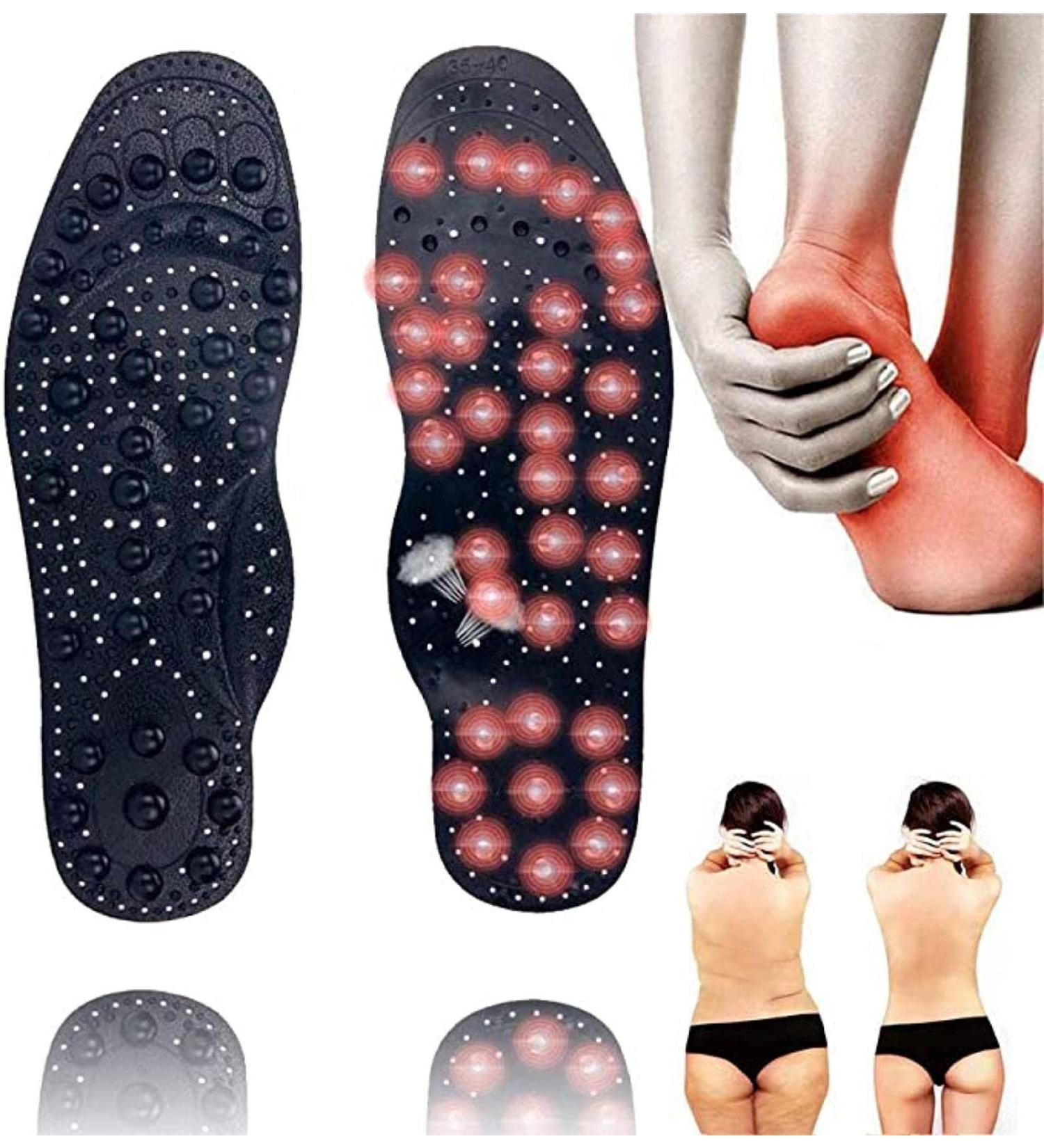 Yuesuo Magnetic Therapy Orthopedic Insoles - Breathable Deodorant Acupressure Relief for All-Day Comfort - Buy Online on GoSupps.com