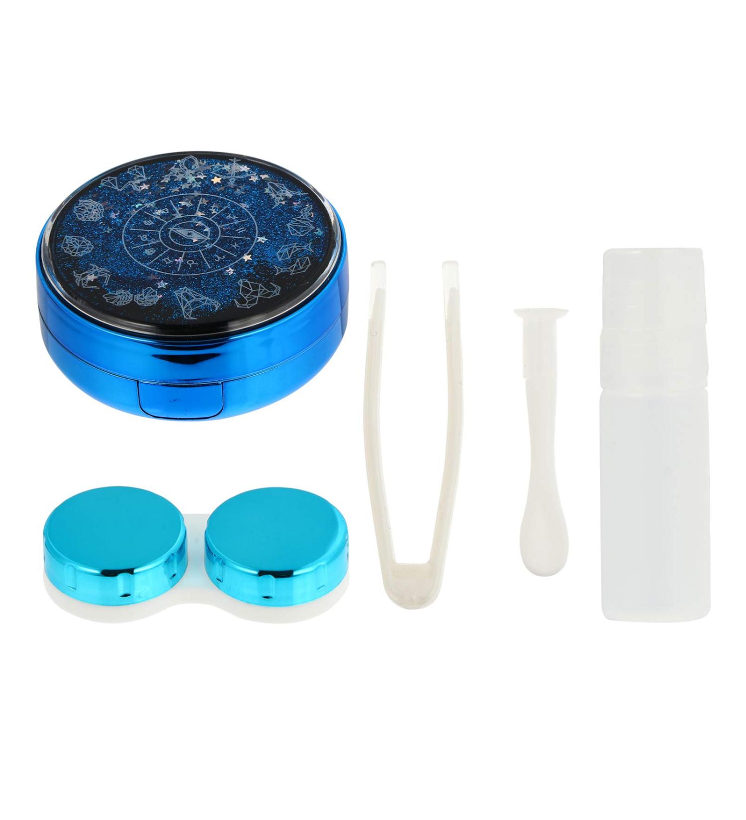 Contact Lens Container & Cases with 12 Constellation Patterns | Durable Contact Lens Dispenser Kit - Buy Online on GoSupps.com