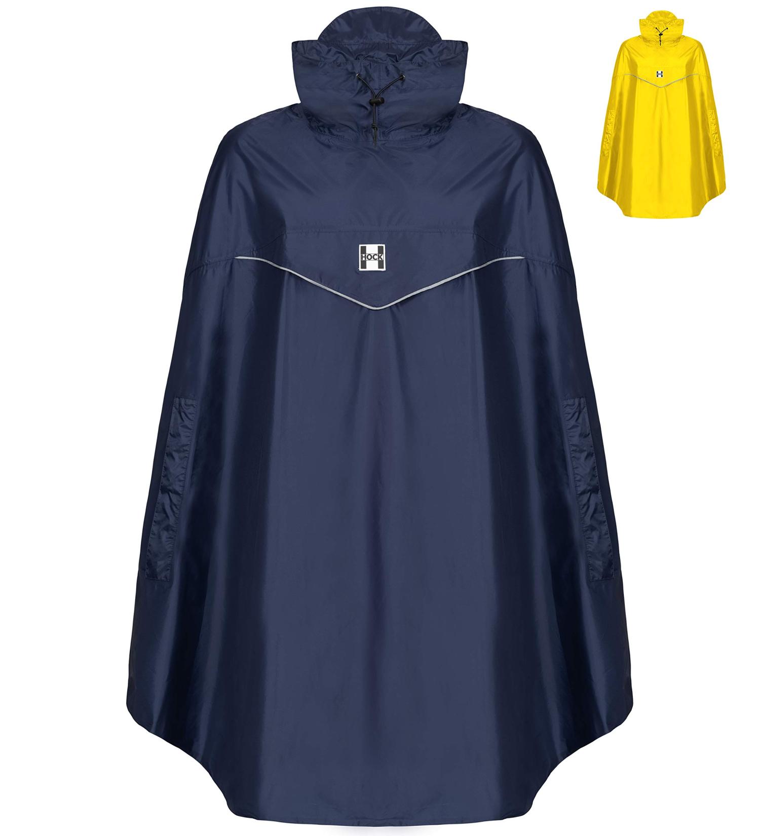 100% Waterproof Hock Bike Rain Poncho for Men & Women | Lightweight Rain Cape with Hood & Side Arm Openings - Perfect for Cycling - Buy Online on GoSupps.com