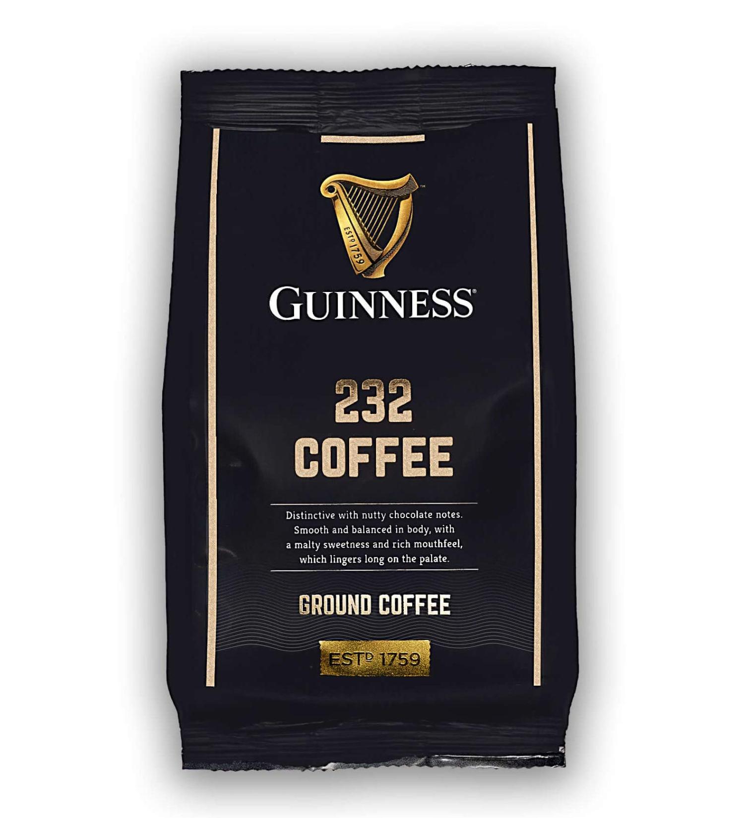 Exclusive Limited Edition Guinness Coffee '232' Brew - Roasted Coffee 227g by Tiki Tonga Coffee Roasters. Roasted in The United Kingdom (227g Ground/Filter) - Buy Online on GoSupps.com