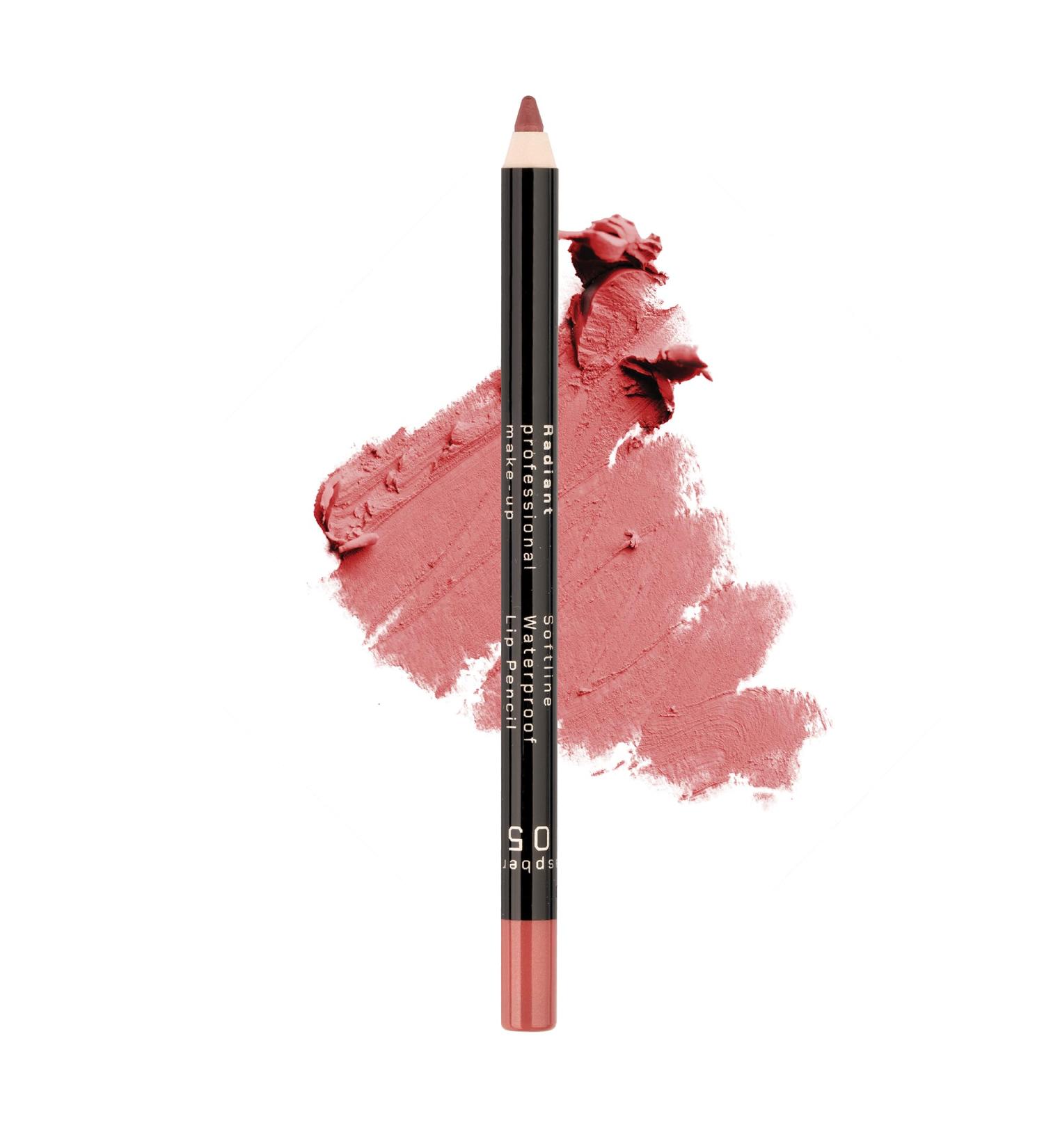 Radiant Professional Softline Waterproof Lip Pencil - Non-Transfer Long Lasting Lip Liner with Vitamin E - Ultra Creamy & Soft Lip Pencil 1.20g (05 Raspberry) - Shop Internationally - Buy Online on GoSupps.com