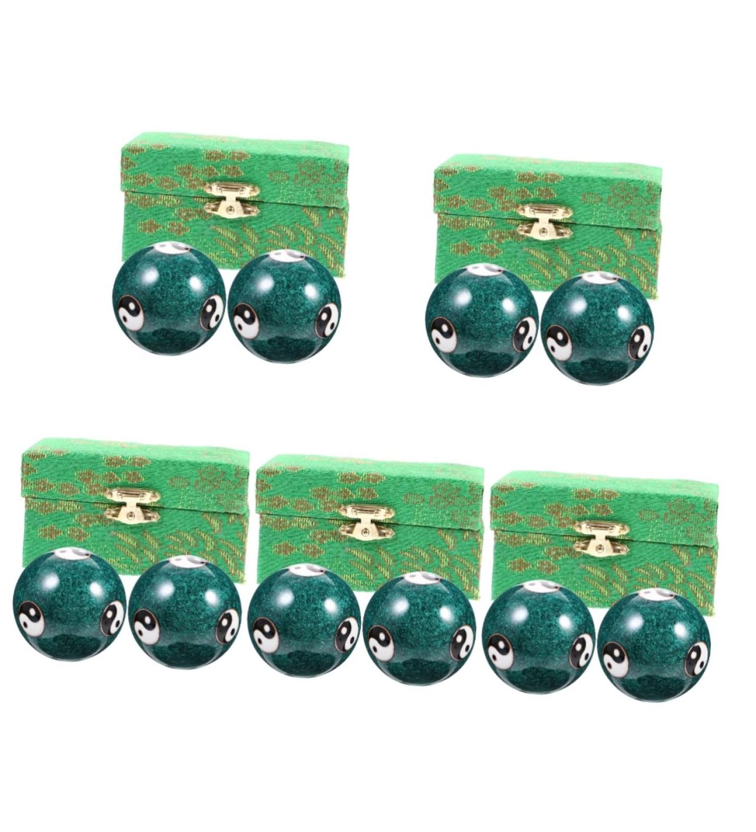 Beavorty 10 Stk Health Massage Handball - Stress Relief Acupressure Balls for Adults | Chinese Medicine Massage Tools - Strengthen & Relaxation Device - Buy Online on GoSupps.com