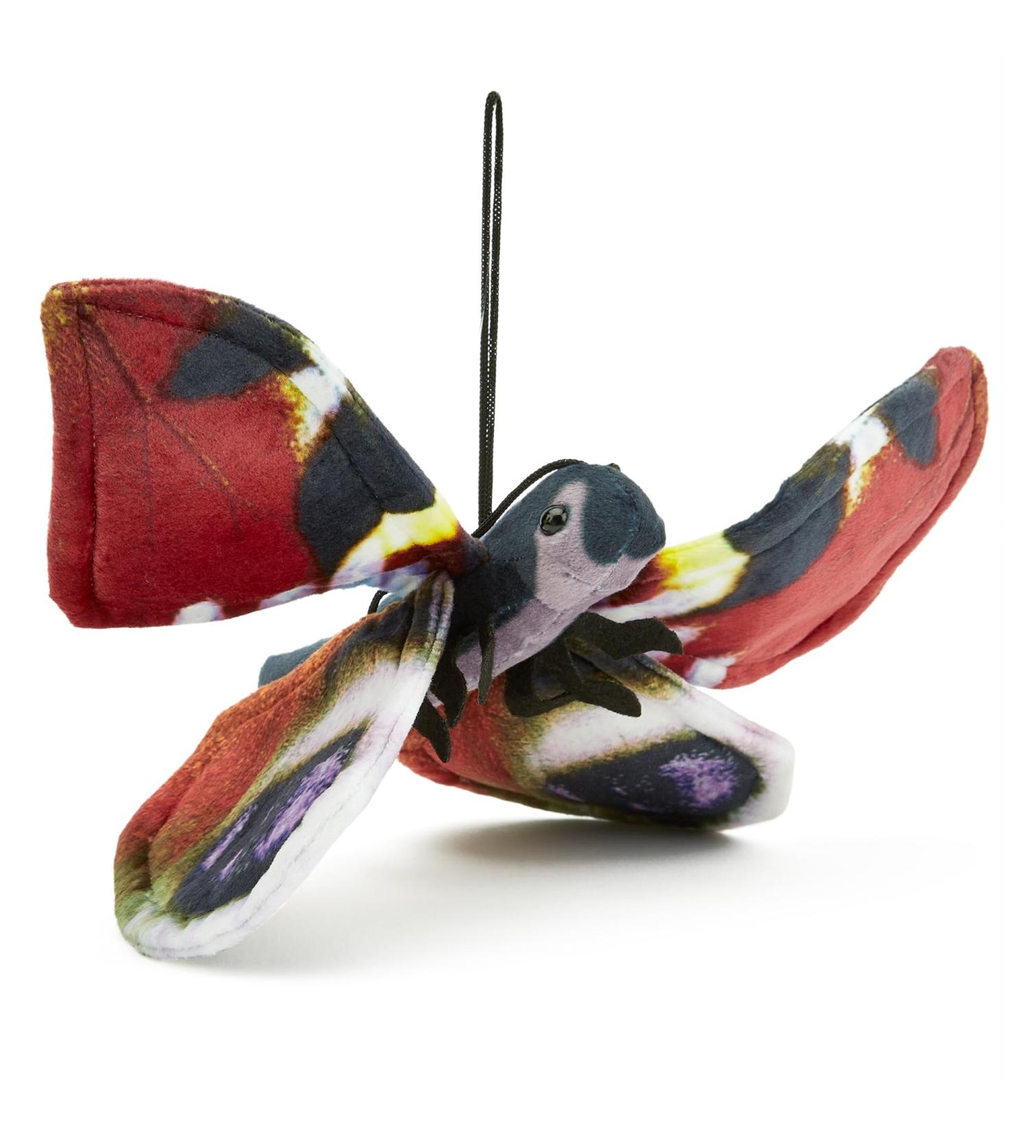 Zappi Co 100% Recycled Plush Peacock Butterfly Toy | Eco-Friendly Stuffed Animal Collection for Newborns | 28.5cm Width - Buy Online on GoSupps.com