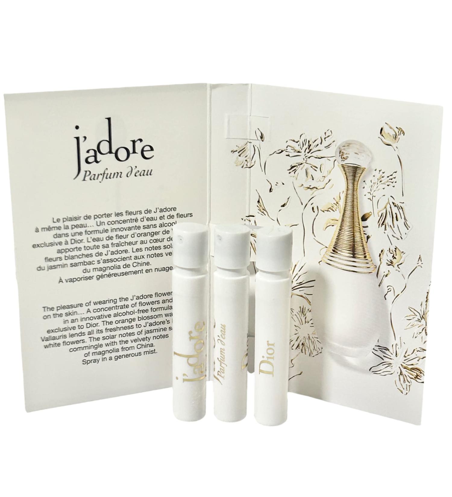 Dior J'adore Parfum D'Eau Women Sample Spray Perfume Set of 3 - Buy Online on GoSupps.com