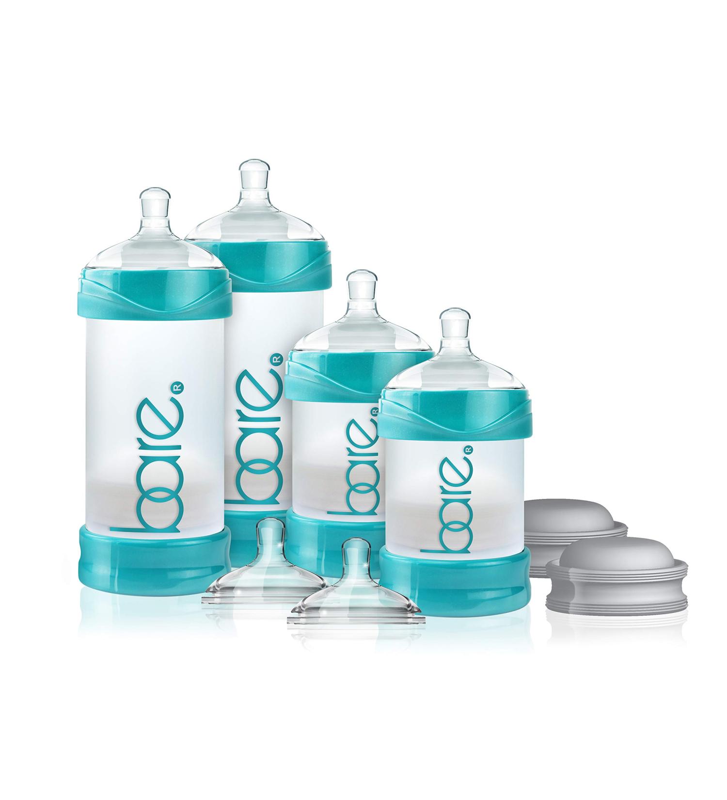 Bare Air-Free Starter Set with Easy-latch by Bittylab - Reduce Reflux, Colic, Gas, and Fuss for Babies Fed with Baby Bottles - Airfree Technology for Better Sleep - Buy Online on GoSupps.com