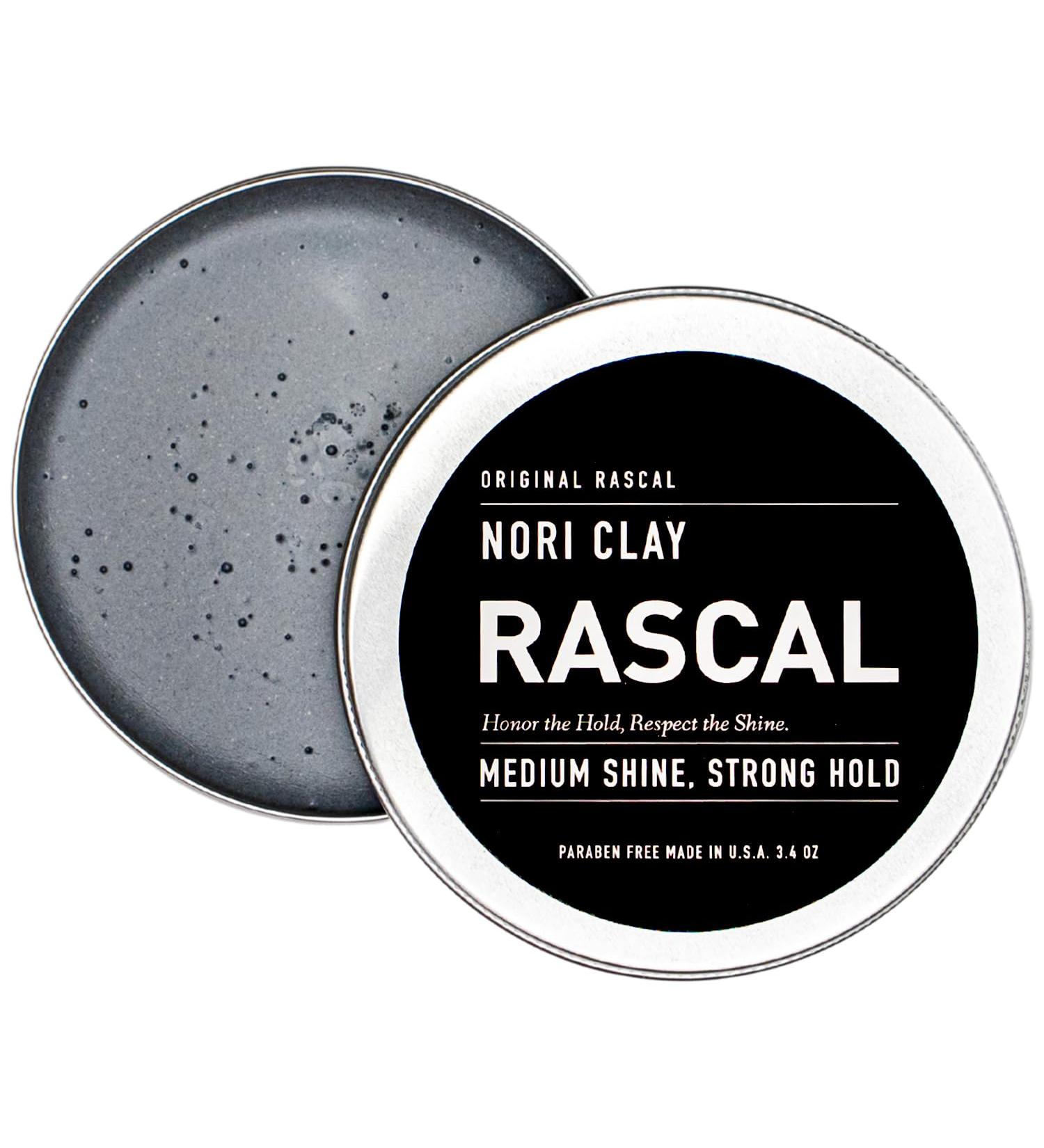 Rascal Nori Clay - Strong Hold Hair Styling Clay Medium Shine Cruelty-Free & Paraben-Free Ideal for All Hair Types 3.4 Oz - Buy Online on GoSupps.com