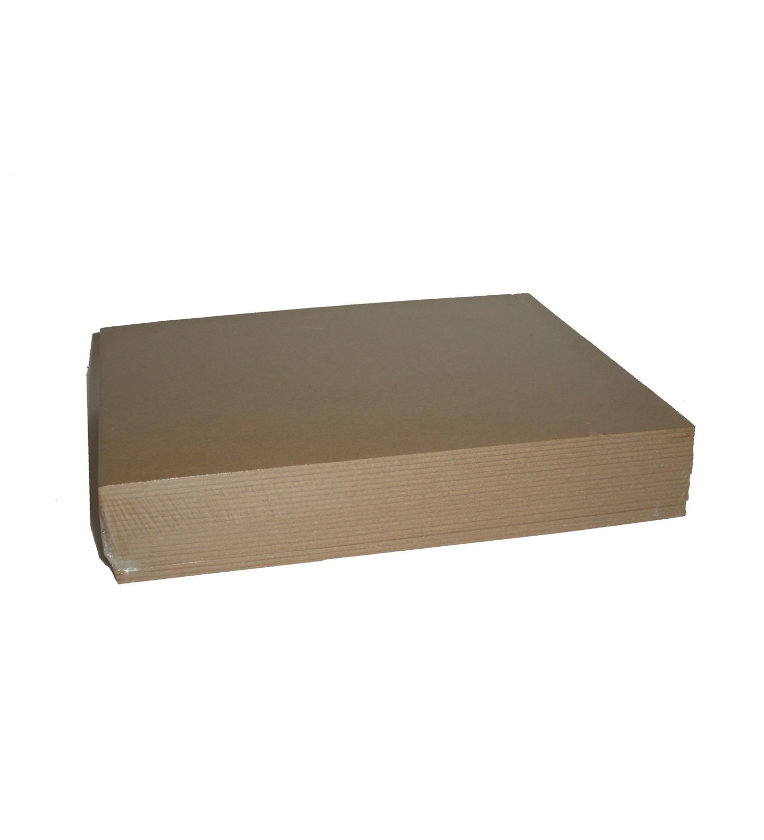 Brown Chipboard 100 Point Extra Thick 8.5 x 11 Inches - 100 Caliper Heavy Cardboard - 2.54mm Thickness - Buy Online on GoSupps.com