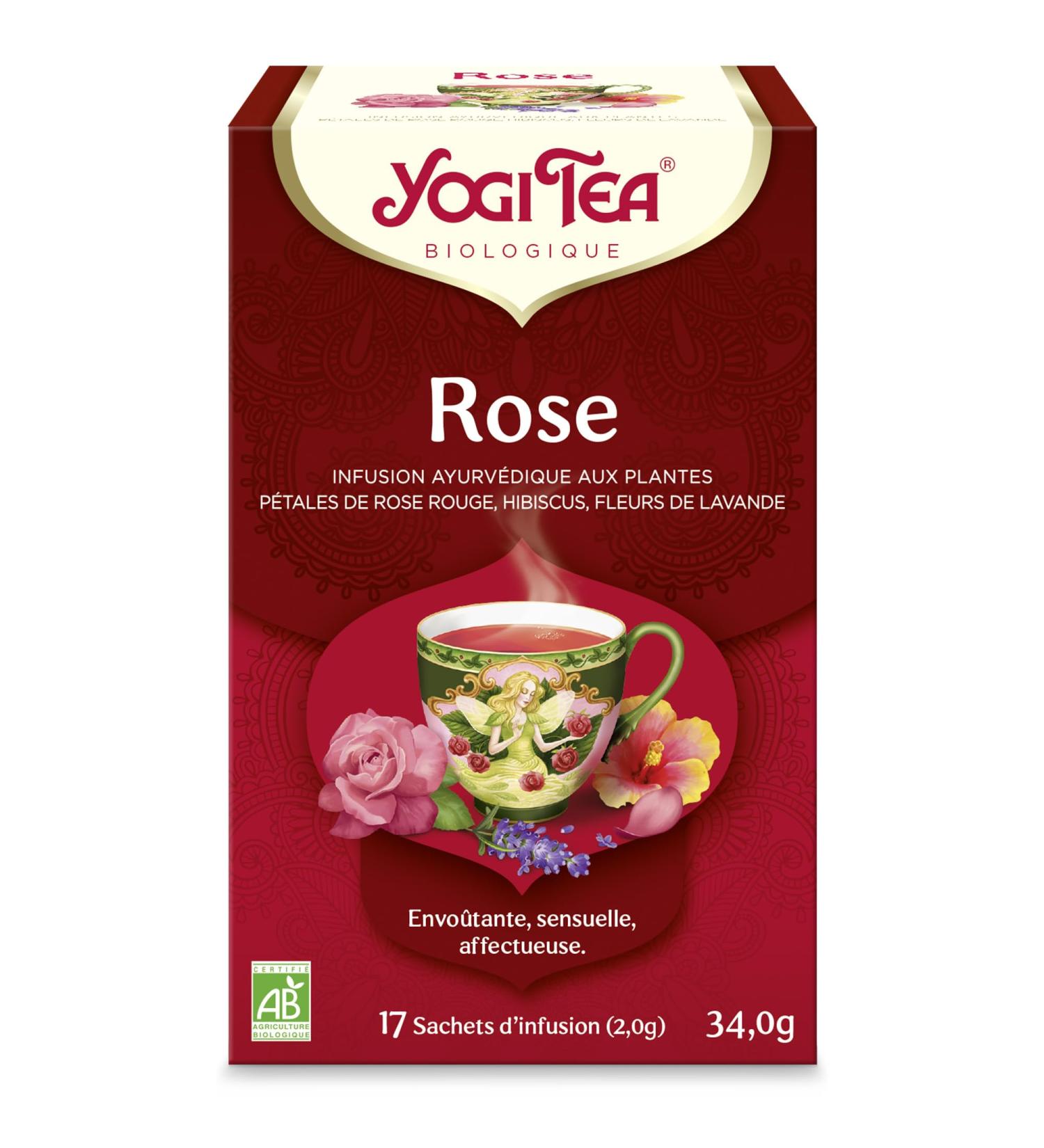 Yogi Tea Yogi Tea bio rose 17 sachets 34g