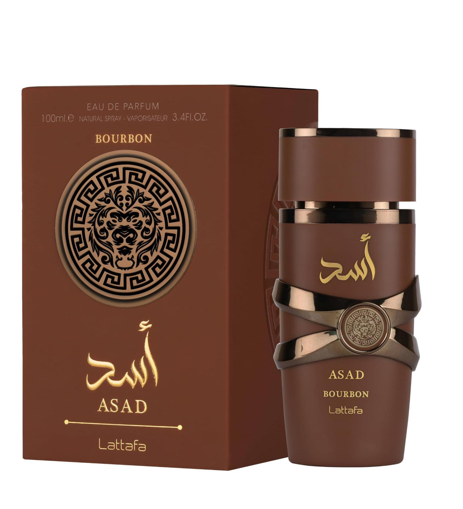 Lattafa Asad Bourbon for Unisex Eau de Parfum Spray 3.4 Ounce / 100 ml - Buy Online on GoSupps.com