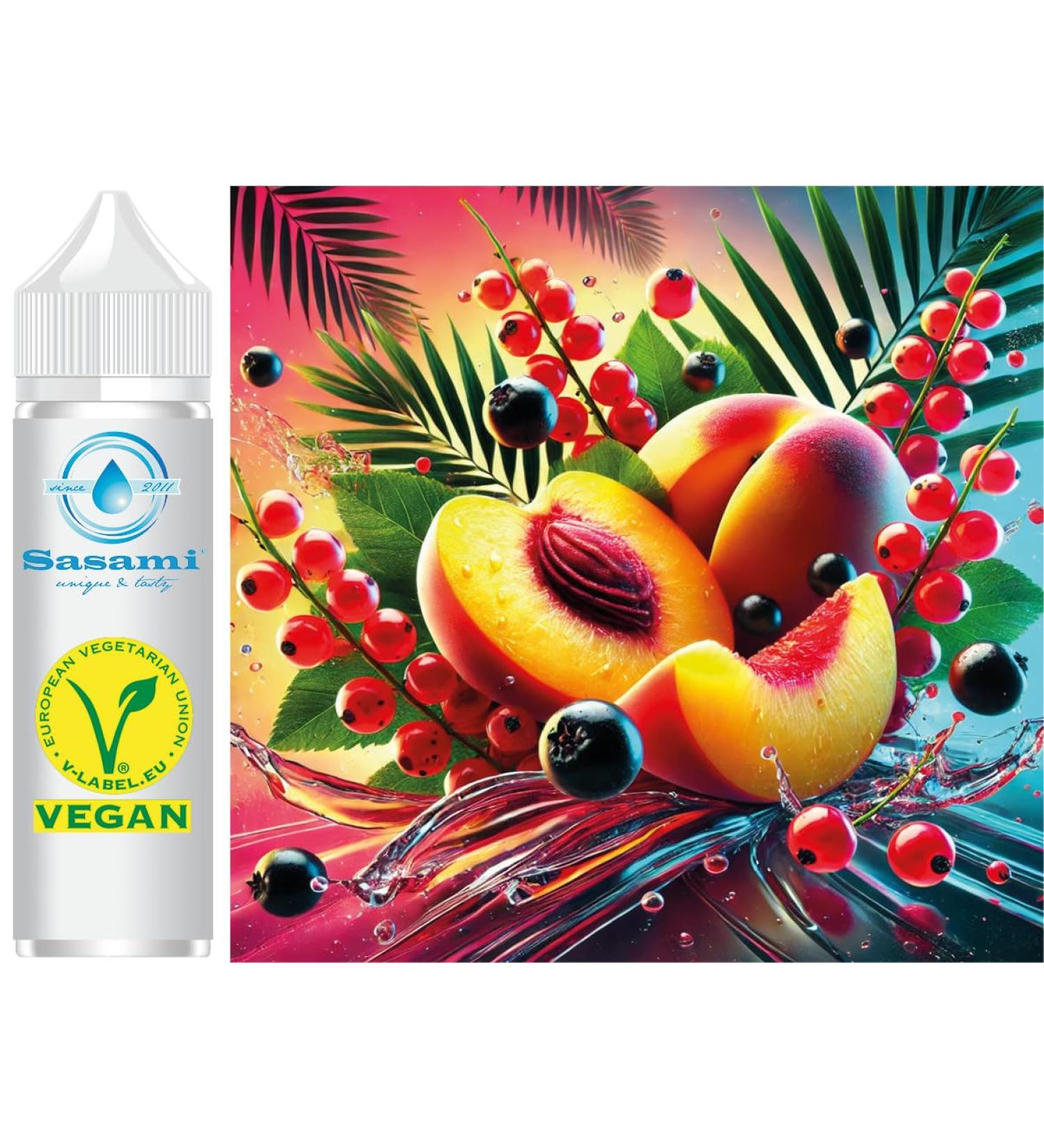 Golden Currant - Peach and blackcurrant flavor concentrate - Vegan - Sasami - 100 ml