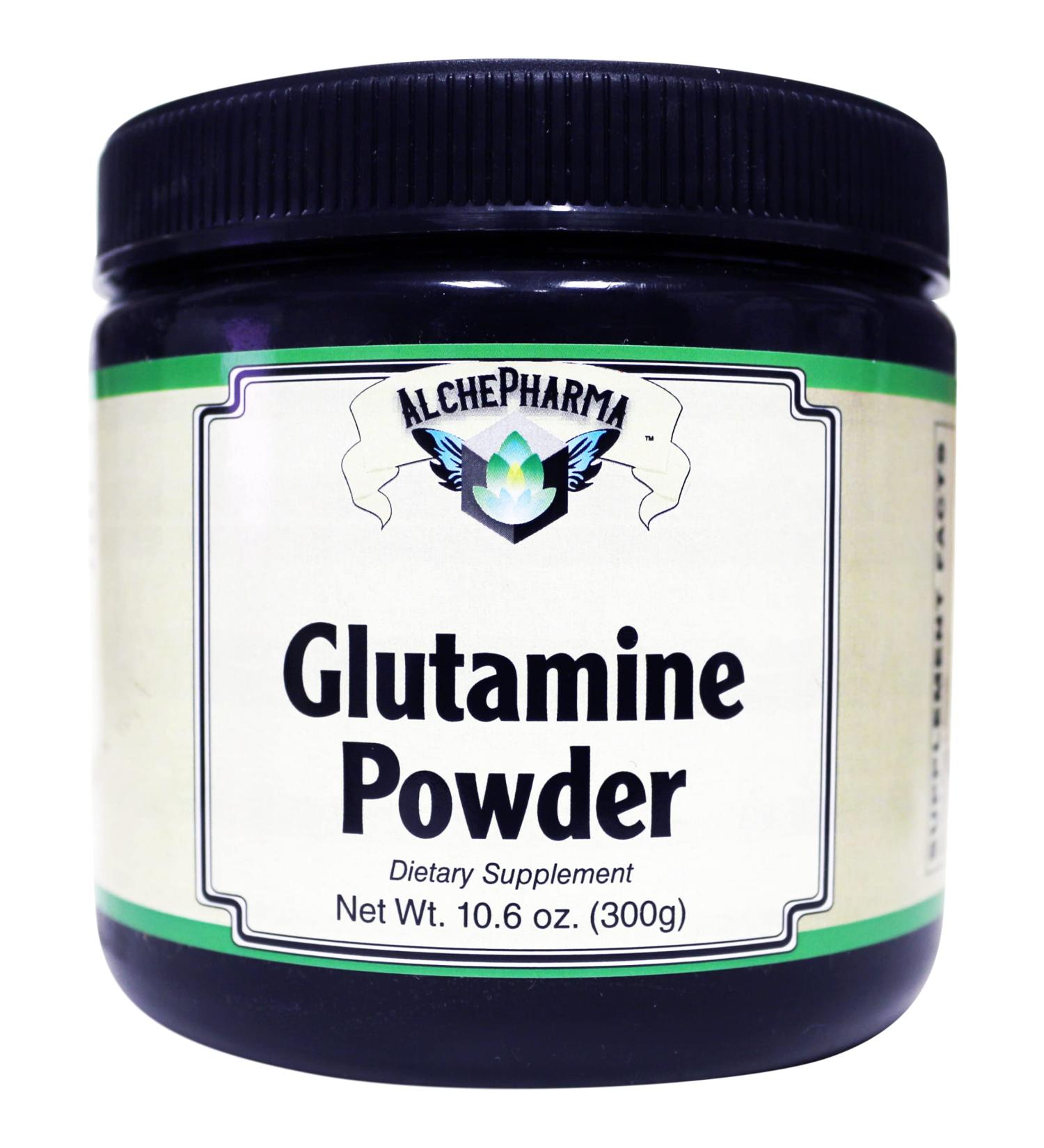 L-Glutamine 100% Pure Free Form Powder - No Other Ingredients (300 Grams) - Buy Online on GoSupps.com