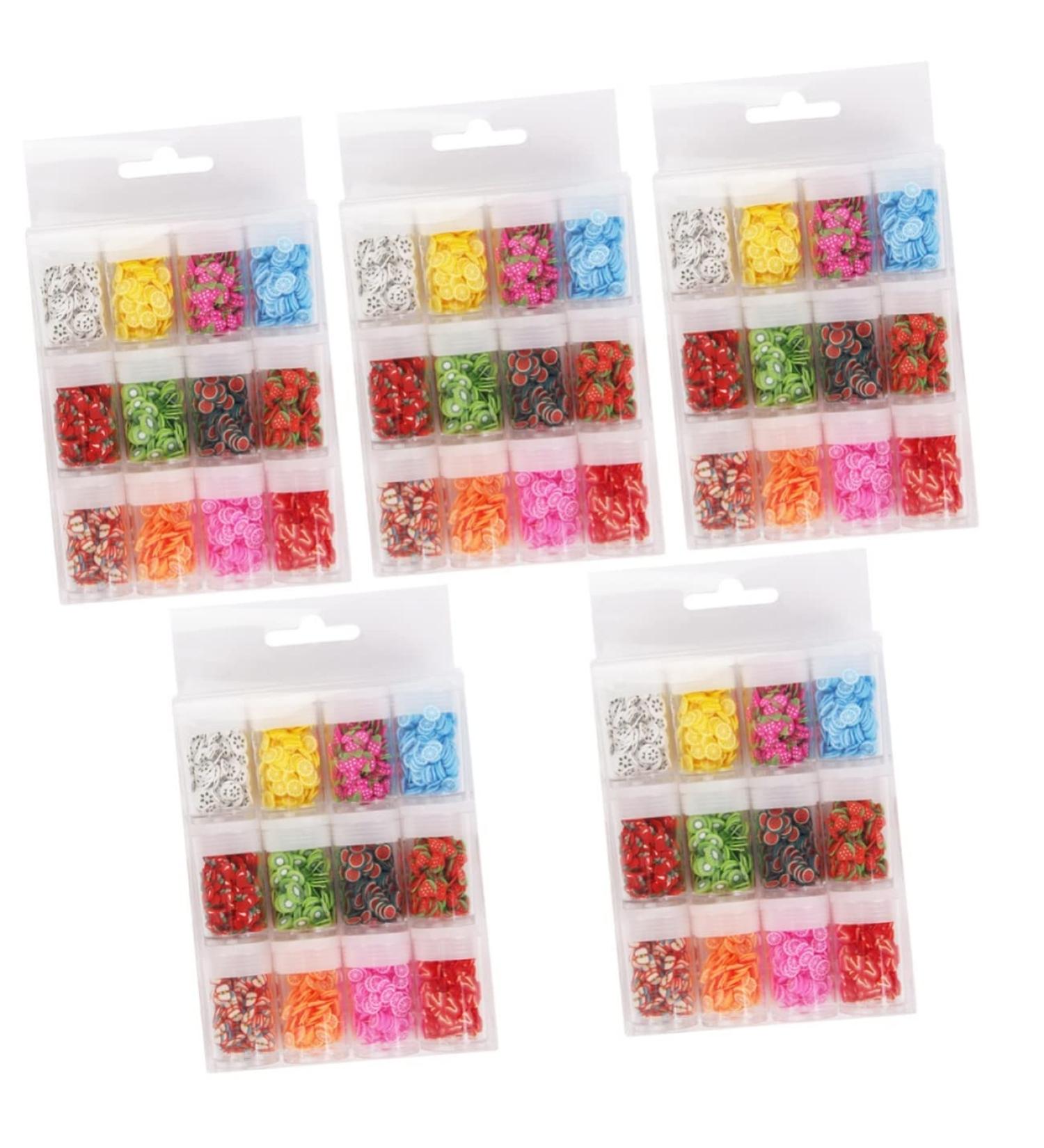60 Boxes of Nail Art Accessories - Fruit Nail Slices & 3D Ceramic Beads - Premium Nail-Tech Supplies - Buy Online on GoSupps.com