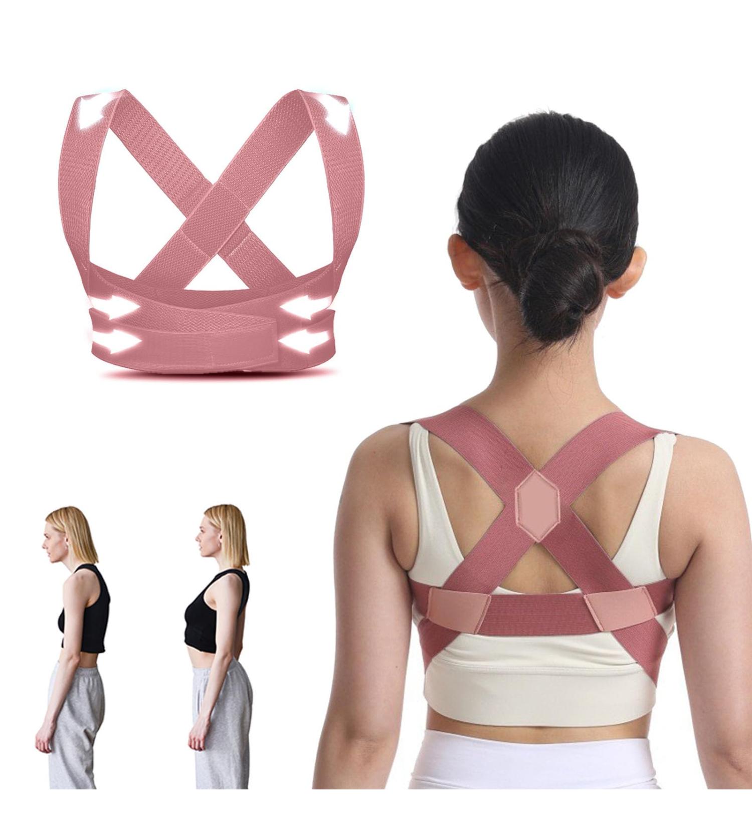 Posture Corrector Women Back Support Breathable Back Brace For Posture Corrector Adjustable Back Posture Corrector For Body Correction Back Shoulder And Spine Pain Relief (M) - Buy Online on GoSupps.com