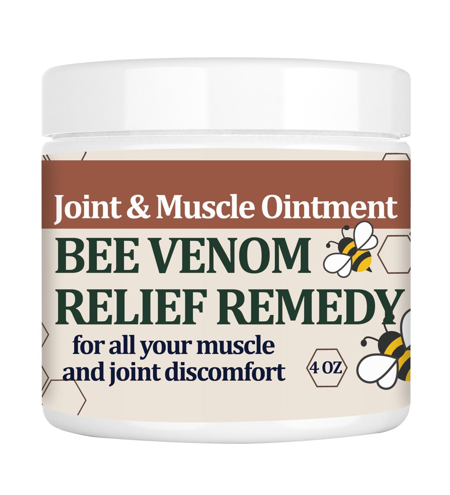 Natural Organic NZL Bee Venom Professional Serum Care Joint & Muscle & Bone Cream Gel - for Back Neck Hand Foot Knee Muscle Shoulder Hip Nerve Vitamin B6 Aloe Vera Adult Elderly - Buy Online on GoSupps.com