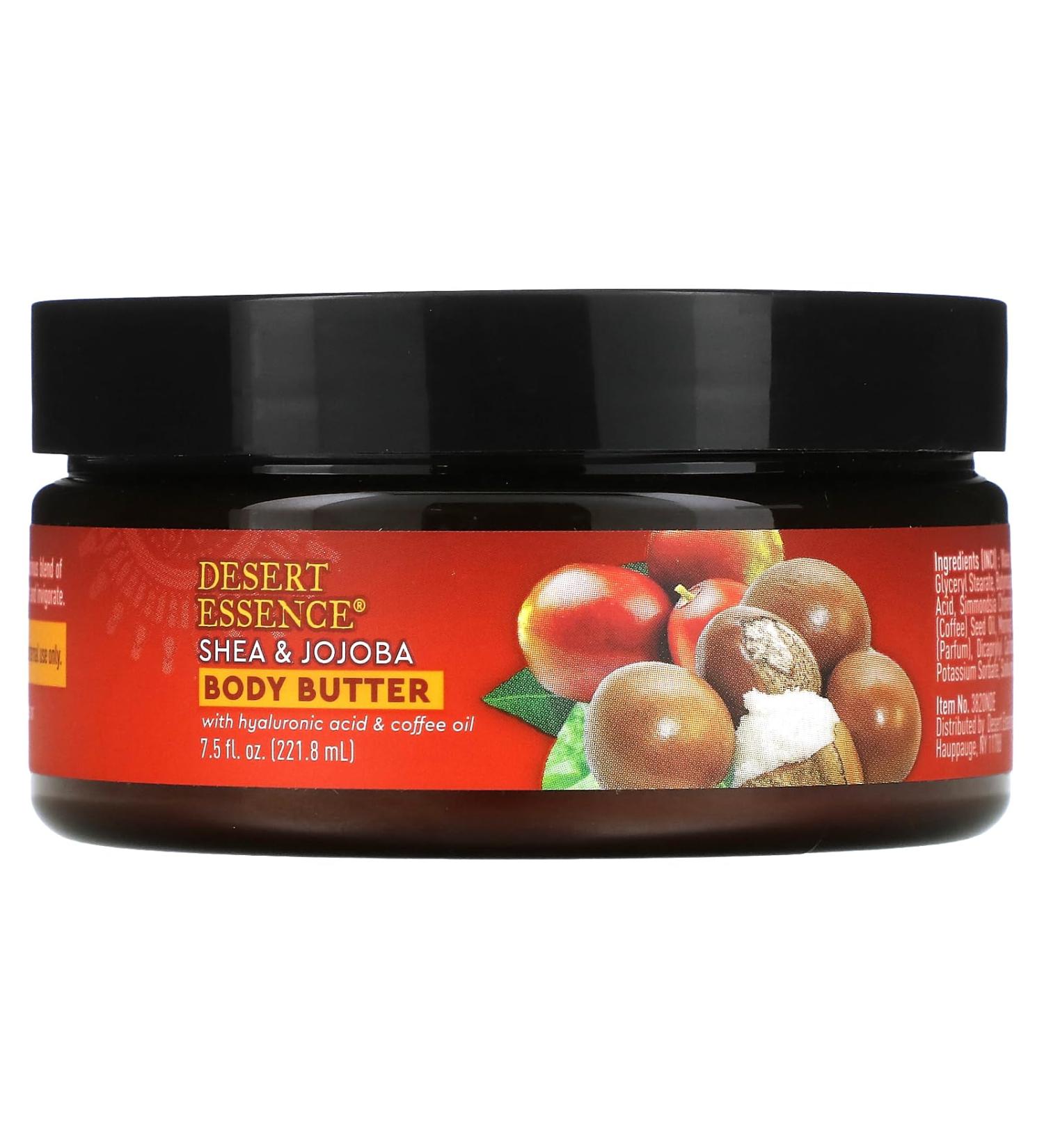 Buy Desert Essence Shea Jojoba Body Butter - Nourishing & Hydrating Skin Cream | International Shipping Available - Buy Online on GoSupps.com