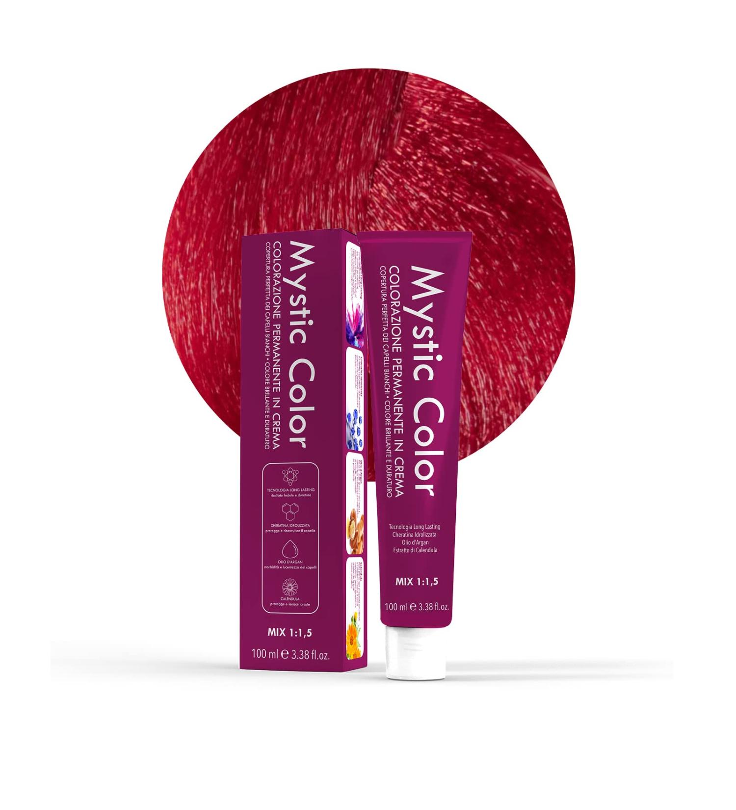  Capello Point Capello point Mystic Color - Permanent Hair Colour Cream with Argan Oil and Calendula - Long-Lasting Hair Colour - Intense Red Blonde 1-100 ml - Buy Online on GoSupps.com