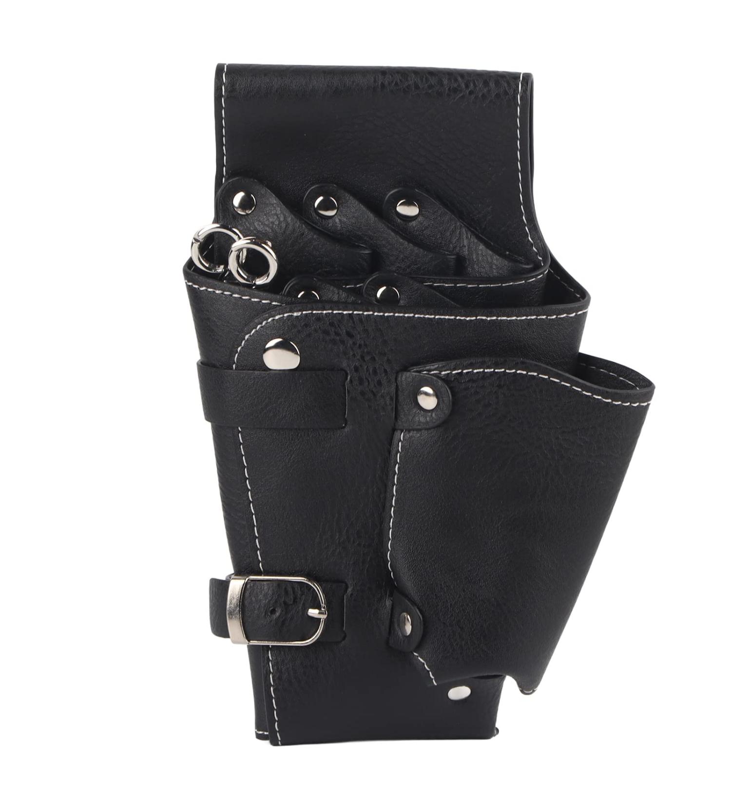 PU Leather Shears Bag - Stylish and Functional Hairdressing Tool Organizer - Buy Online on GoSupps.com