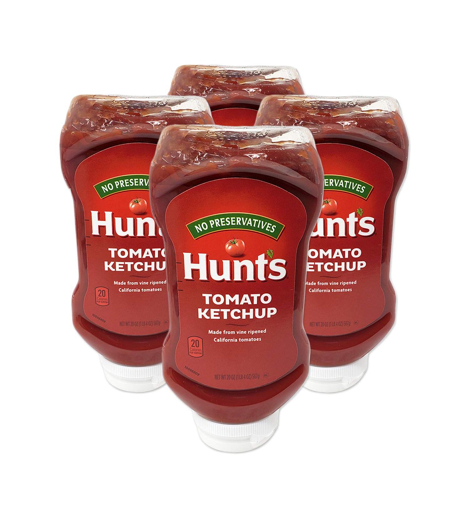 Hunts Tomato Ketchup 20 oz Squeeze Bottle - Best Quality Ketchup - Buy Online on GoSupps.com