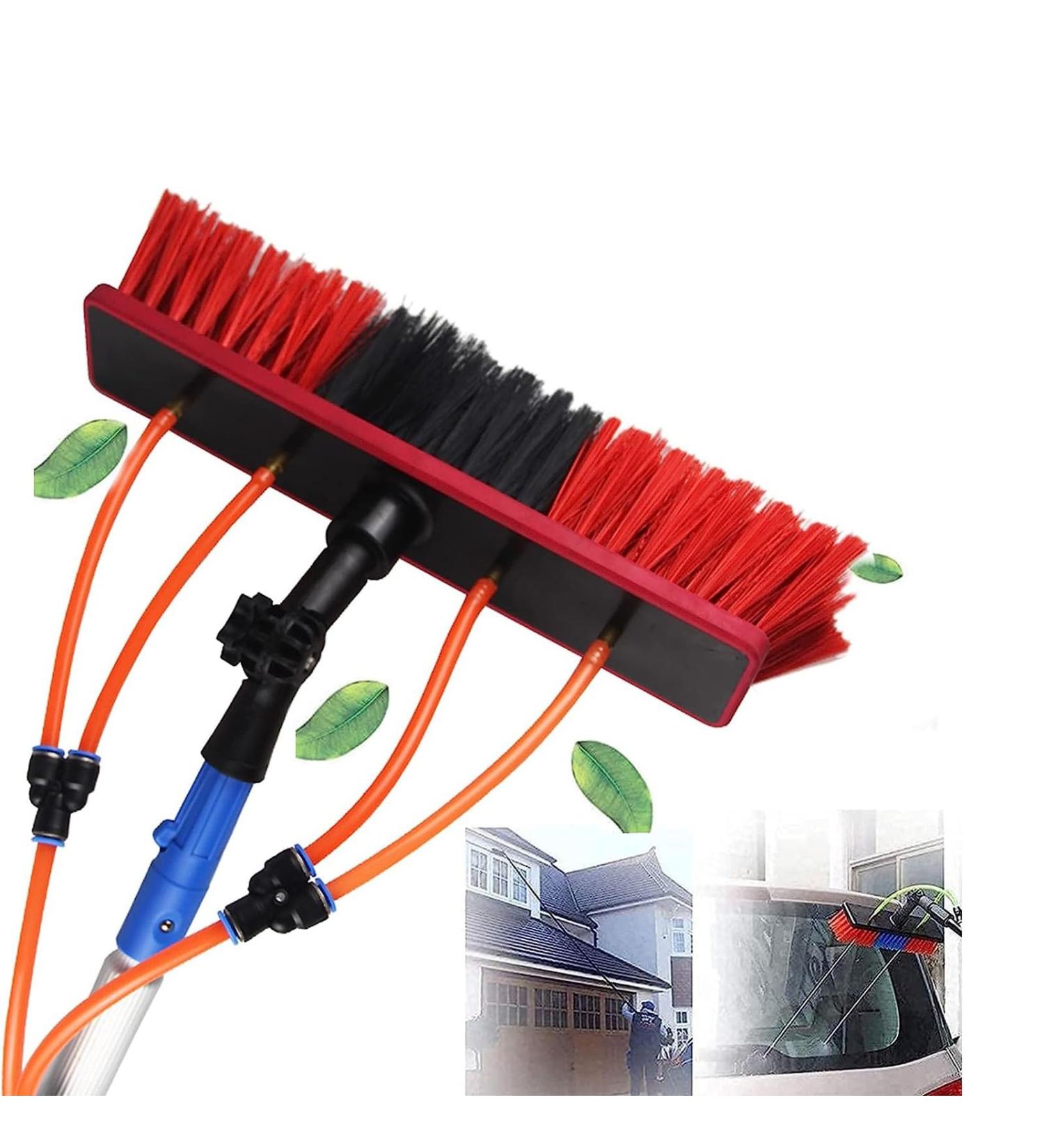 Window Cleaning Pole Photovoltaic Panel Cleaning Tool 3-10M Conservatory Roof Window Glass Wall Photovoltaic Panel Cleaning Extendable Cleaner/3M/9.8Ft 55cm Brush Head 11M/36FT - Buy Online on GoSupps.com