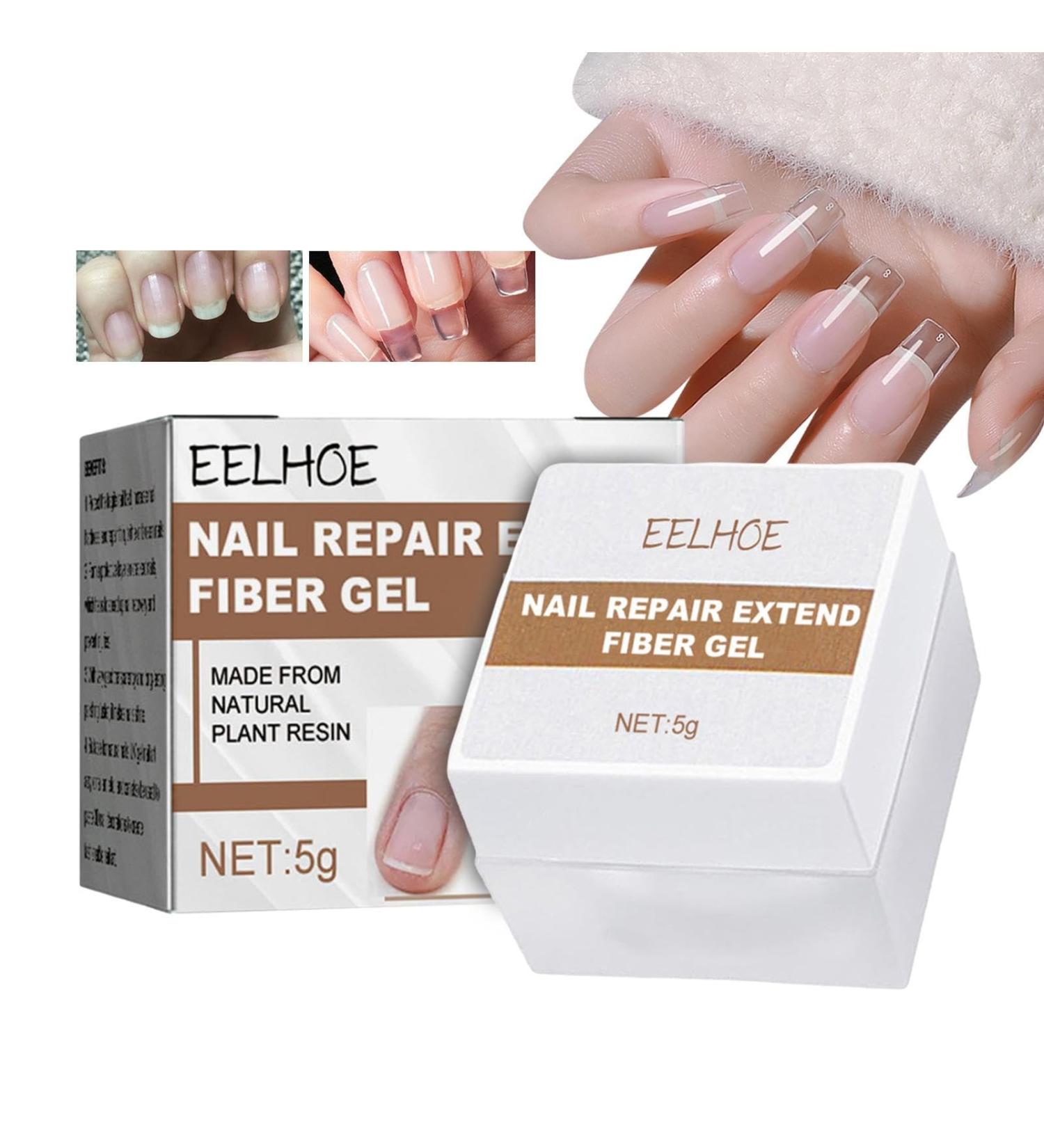Nail Strengthen Gel Nail Gel Lengthening Fingernail Repair 5g Clear - Natural Fingernail Accessories Nail Repair For Women Girls Nail Strengthener Bexdug - Buy Online on GoSupps.com