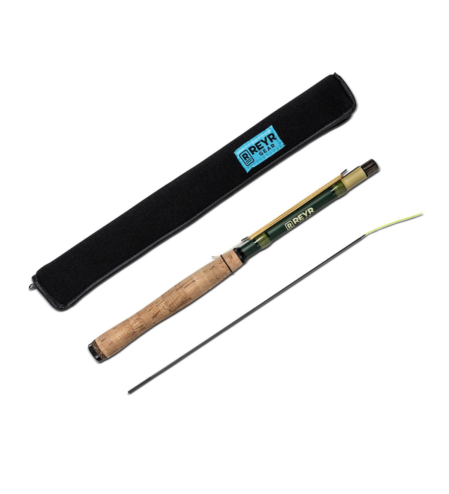 REYR Gear Tiny Cast Tenkara Rod: Ultralight Telescopic Fishing Rod with Line Keepers - Portable Fly Fishing Kit for Backpacking - Buy Online on GoSupps.com