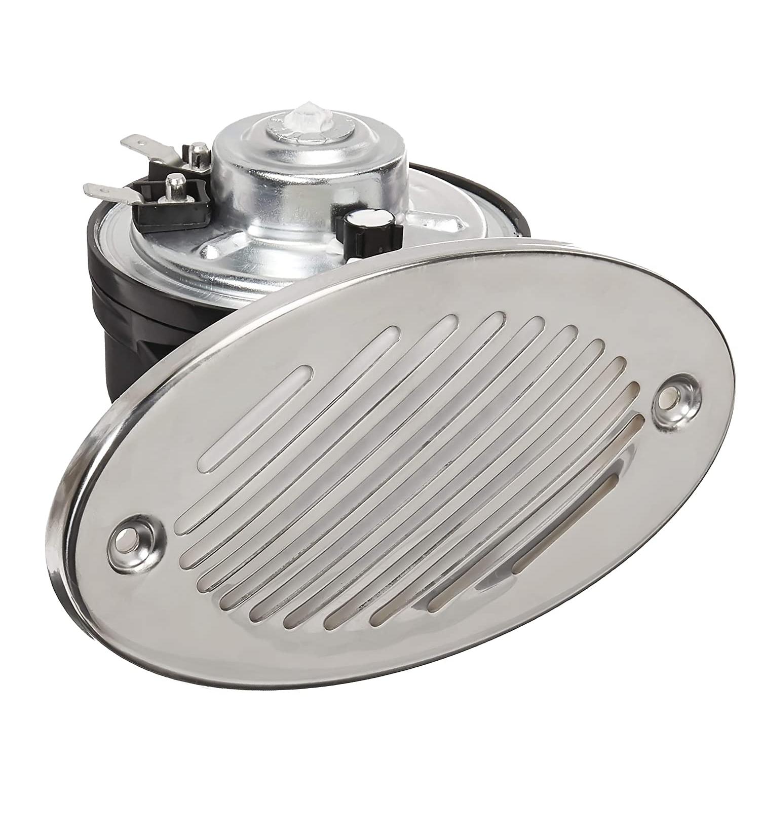 12V Hidden Flush Mount Marine Boat Horn | 316 Stainless Steel - Buy Online on GoSupps.com