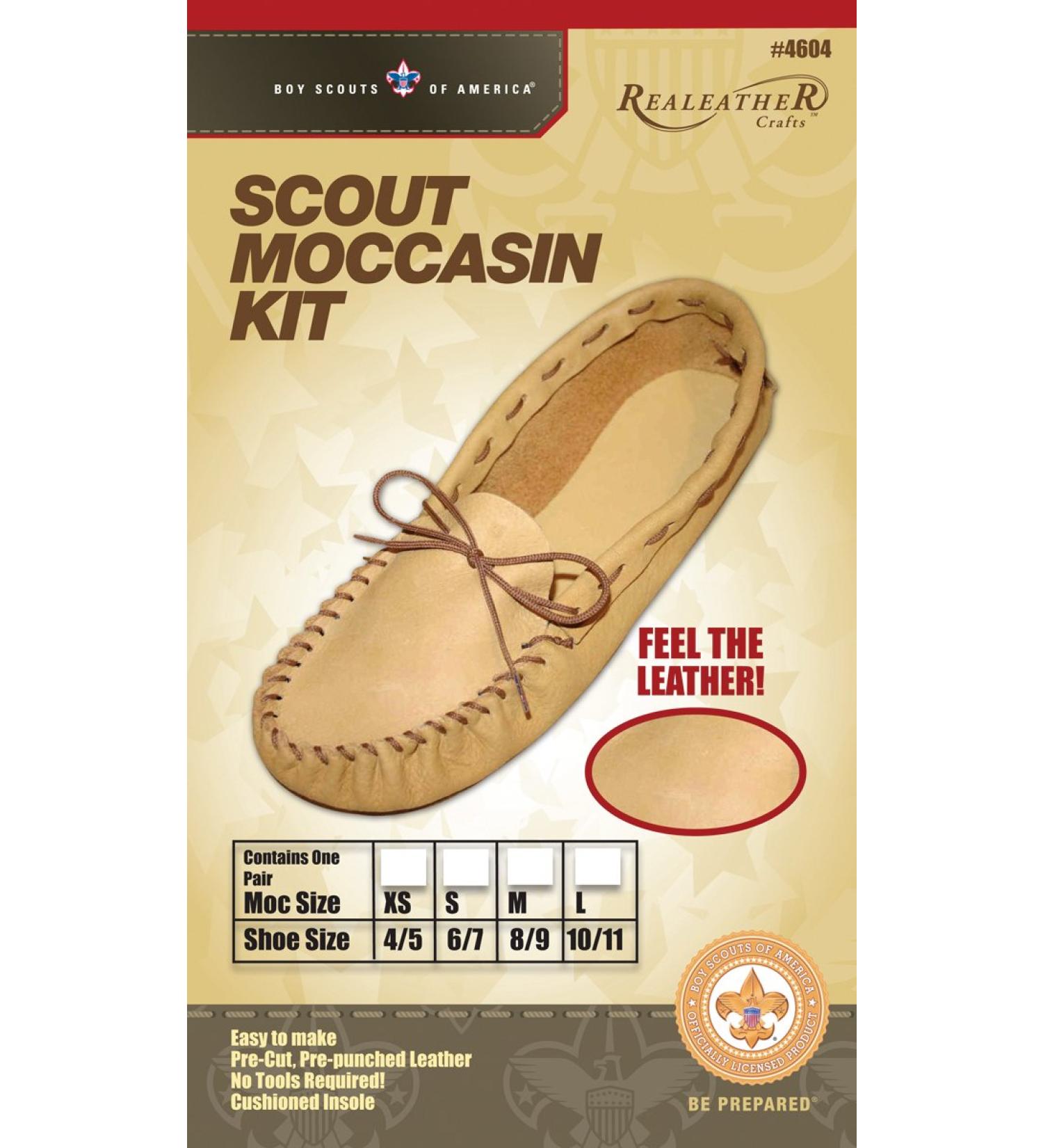 Realeather Crafts Leather Kit - Scout Moccasin Size 8/9 - Buy Online on GoSupps.com