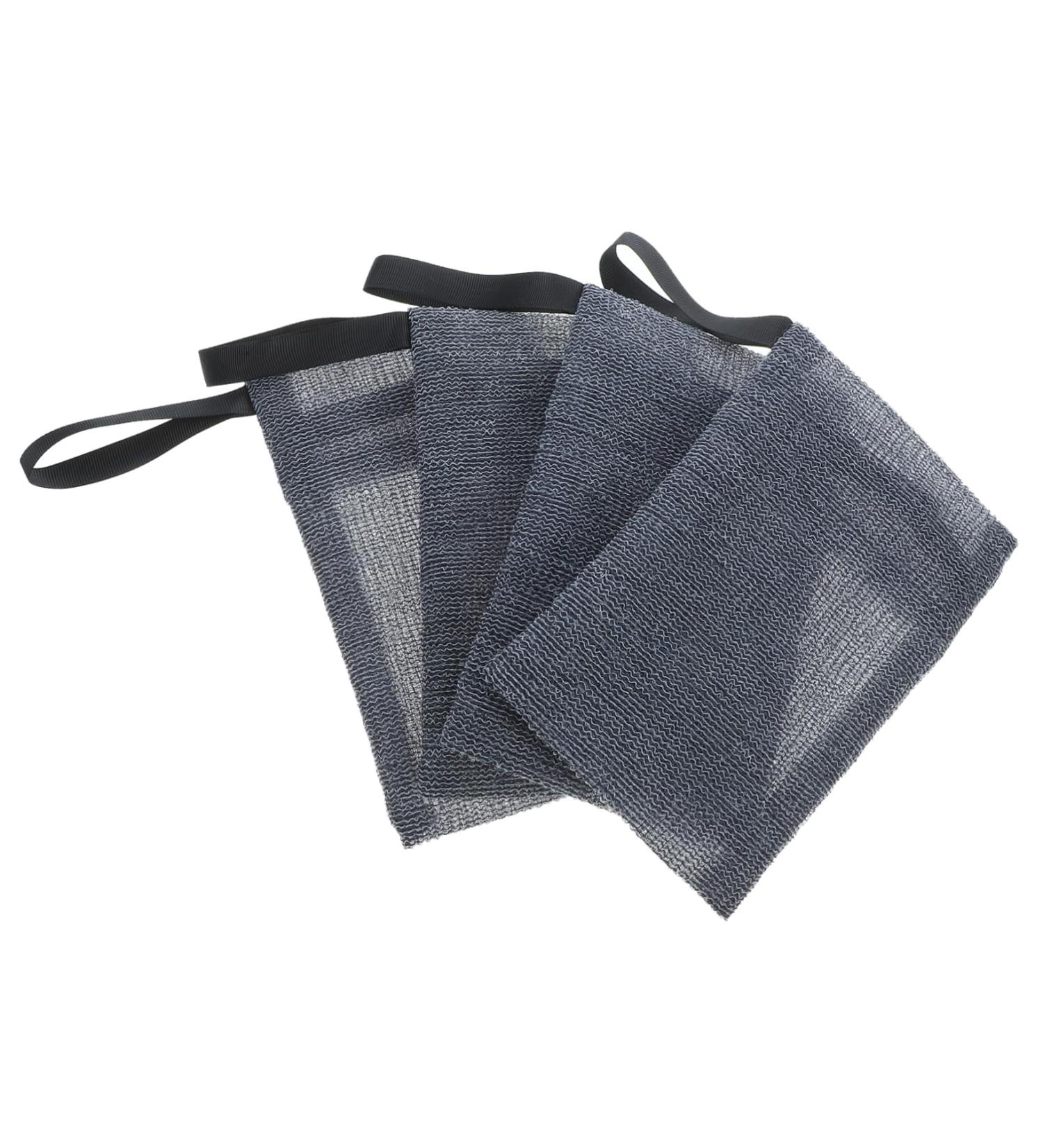 BELLIFFY 4pcs Nylon Soap Soap Bags for Bathroom Soap Bags Soap Pouch - Buy Online on GoSupps.com