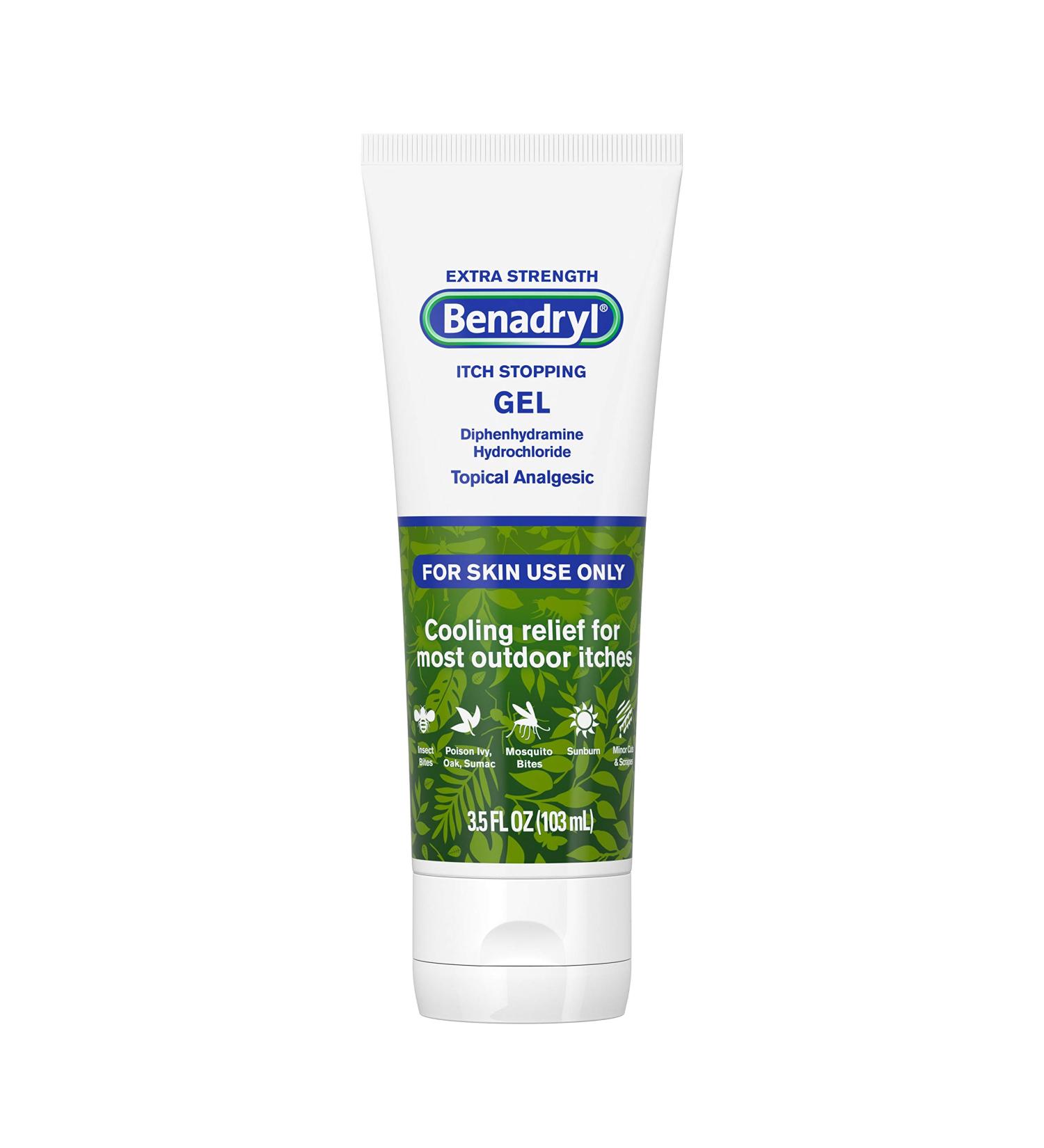 Benadryl Extra Strength Itch Stopping Gel 3.5 oz - Pack of 2 - Buy Online on GoSupps.com