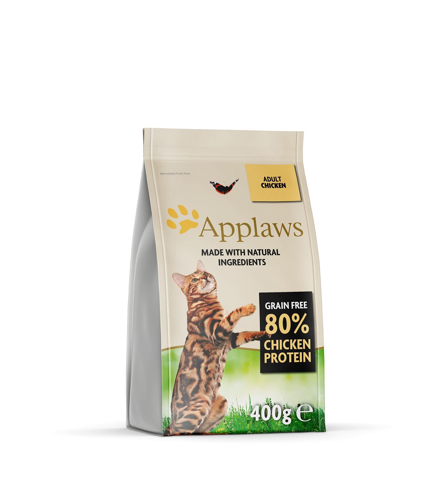 Applaws Grain-Free Chicken Dry Cat Food 400g | Natural & Complete for Adult & Mature Cats - Buy Online on GoSupps.com