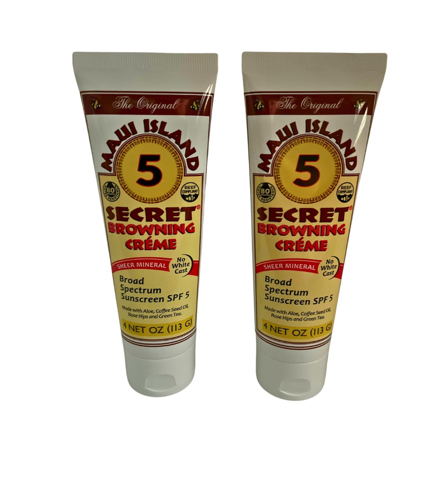 Maui Island Secret Browning Creme SPF 5 - PACK of 2