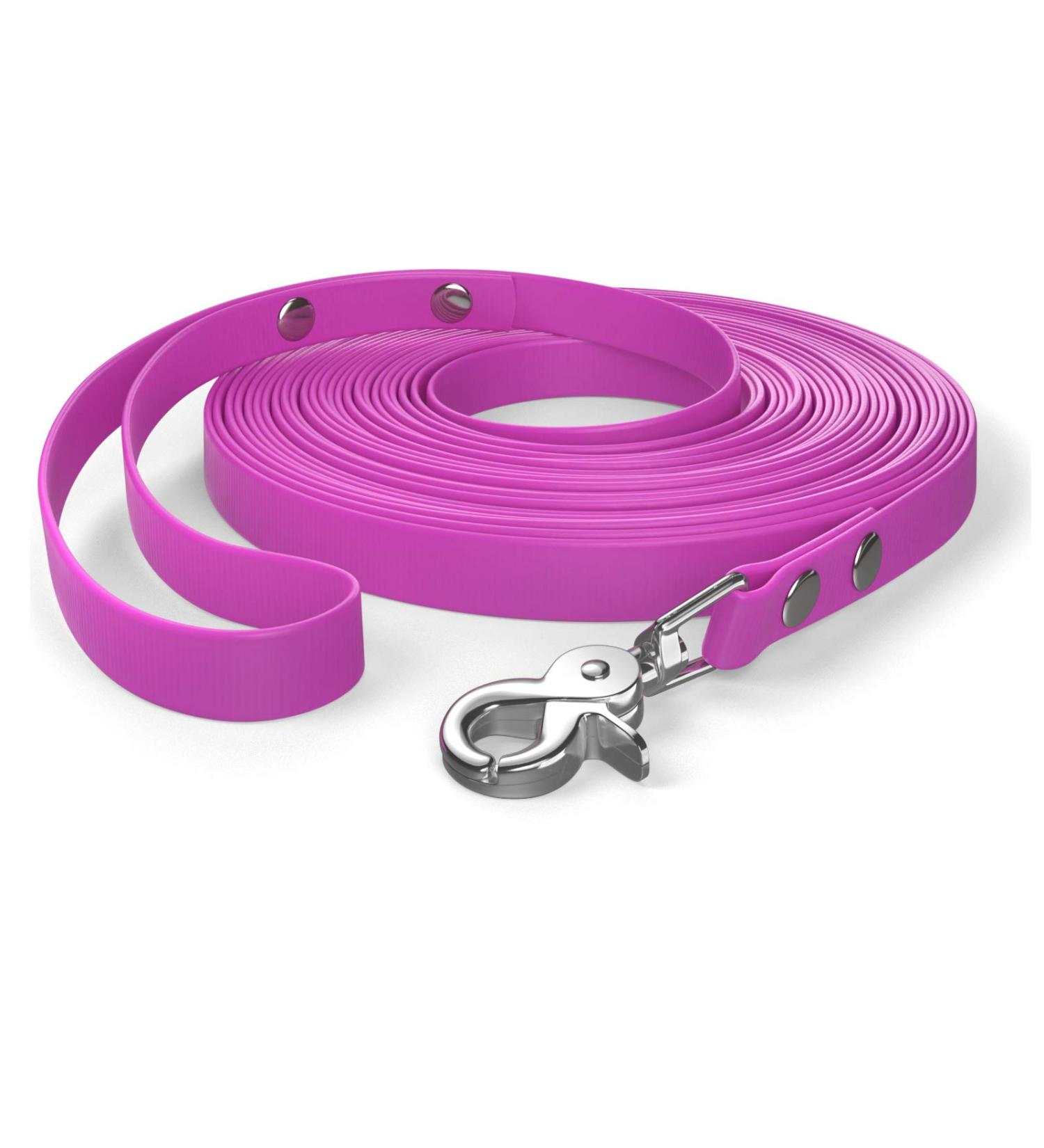 10m Magenta Dog Leash - Durable Water & Dirt Repellent Towline for Strong Dogs | Hand Loop Design - Buy Online on GoSupps.com