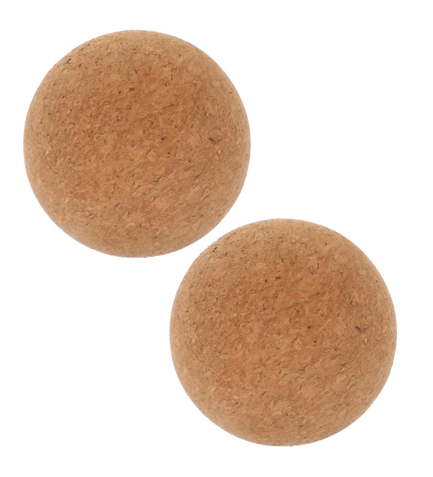 Orfofe Massager 2-St Yogall Cork Peanut - Fascia Neck & Foot Massage Device | High-Density Yoga Aid Ball (100mm) - International Shipping Available - Buy Online on GoSupps.com
