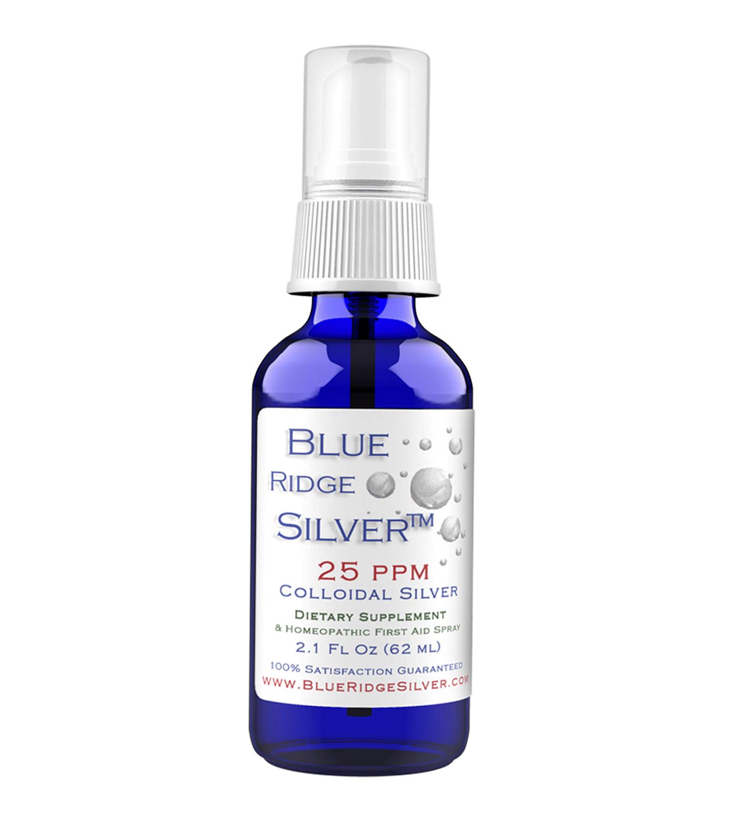 25 ppm Colloidal Silver Spray - 2 oz Fine Mist for Immune Support | Fast International Shipping - Buy Online on GoSupps.com