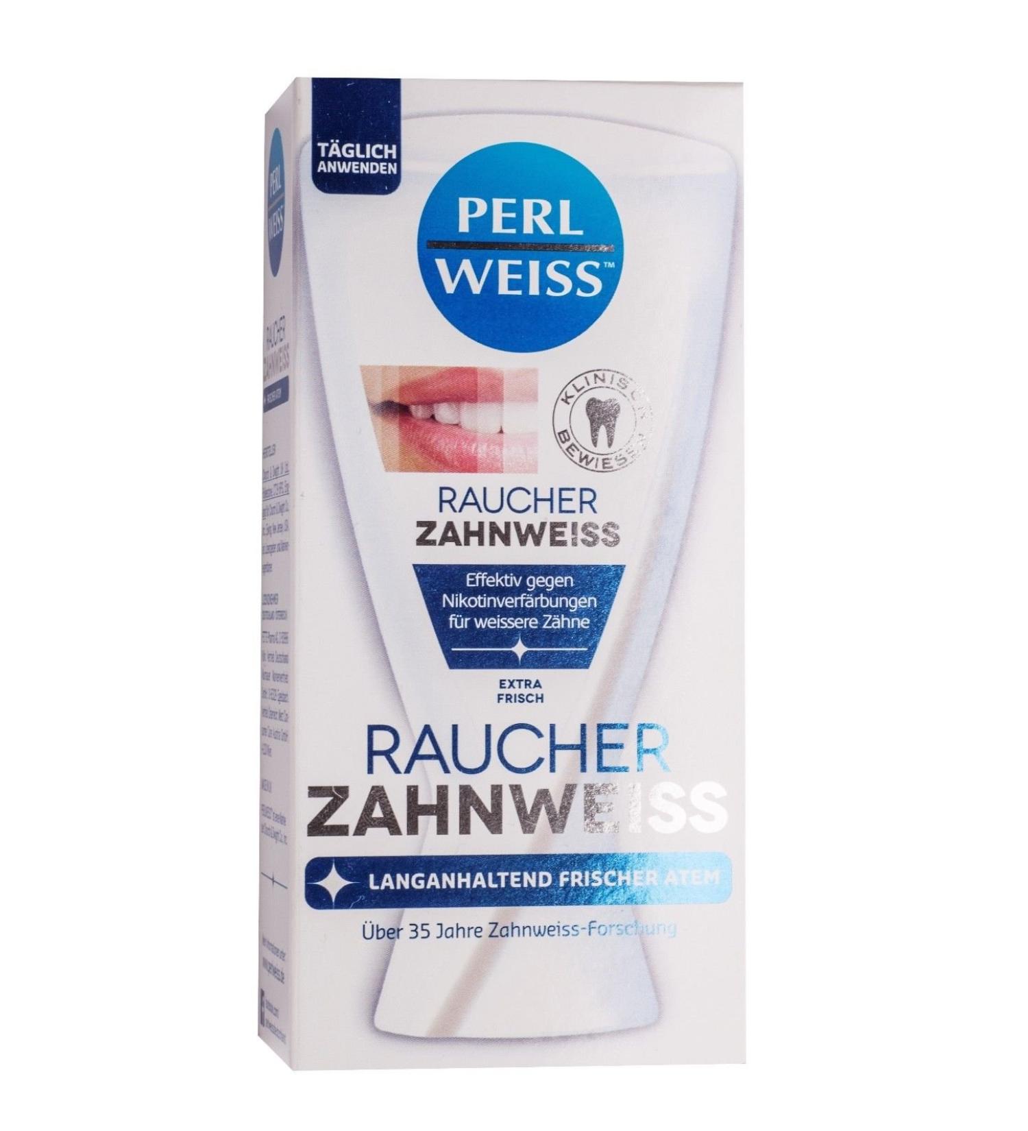Perlweiss Perlweiss Smoking Machine Visibly Whiter Teeth 50 ml