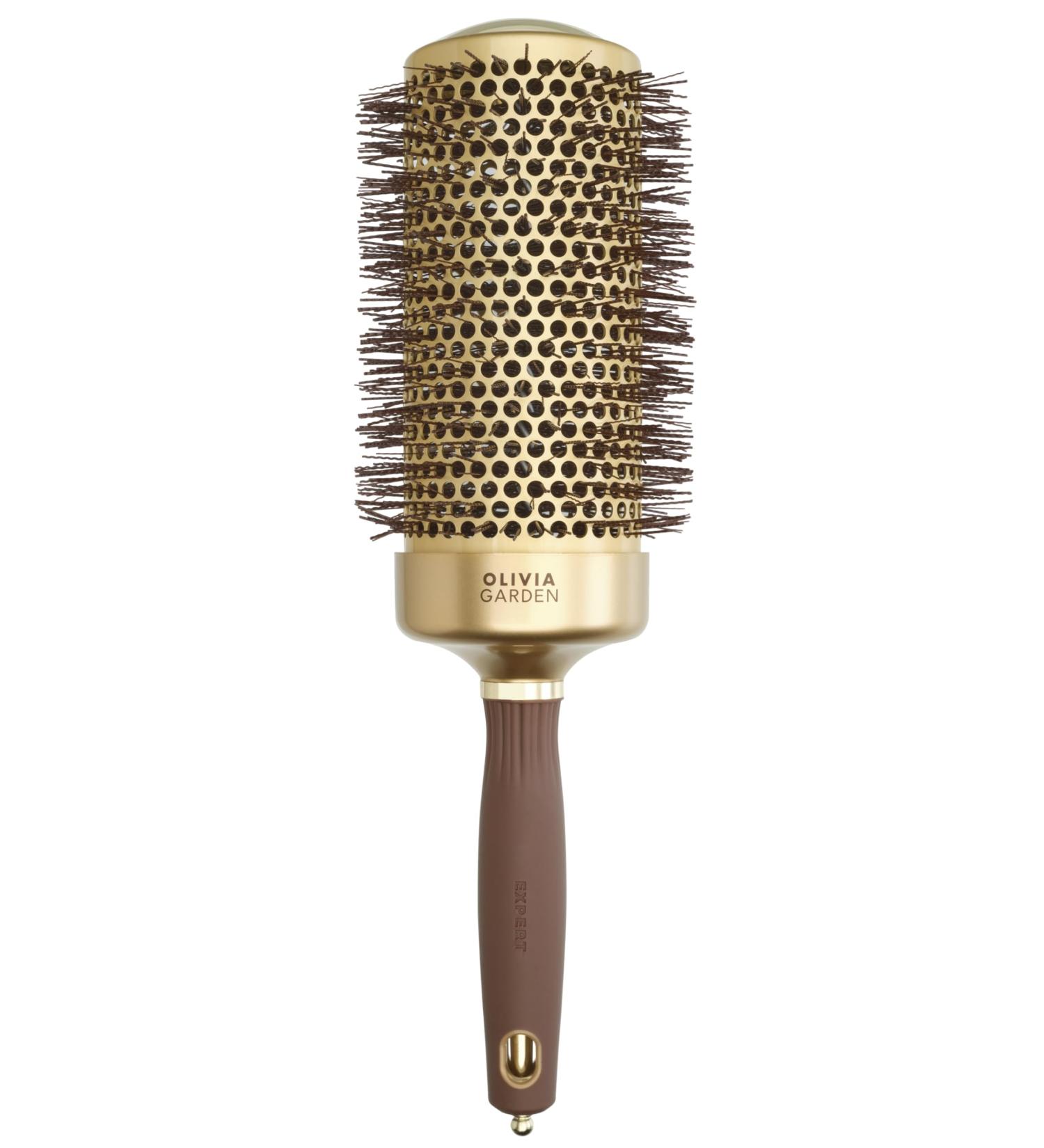 Olivia Garden Expert Blowout Speed Wavy Bristles - Gold & Brown 65 | International Shipping Available - Buy Online on GoSupps.com
