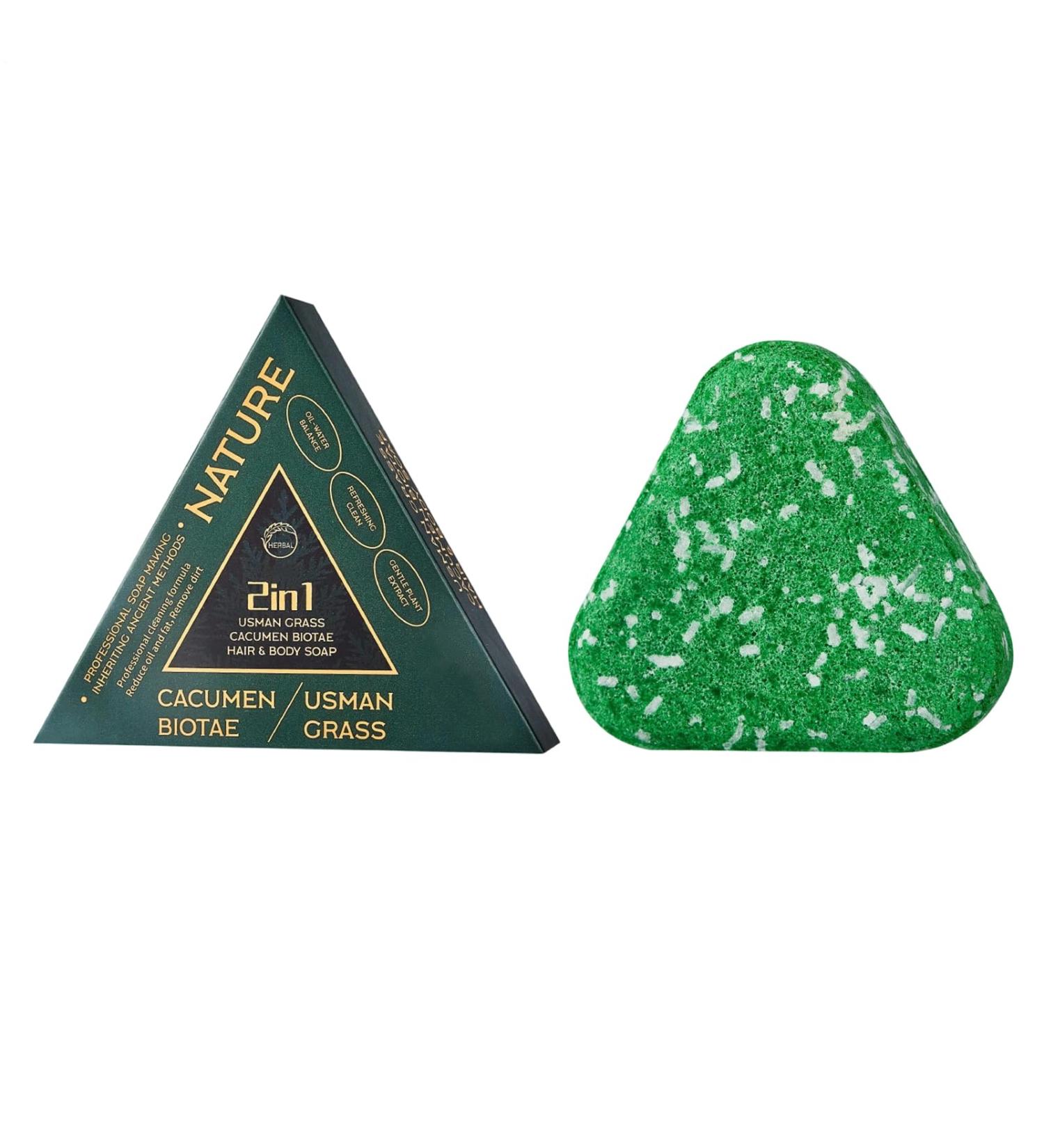  Niesel Body soap bars 2-in-1 hair wash and gentle cleanser | Triangular bath soap for women and men for the gym travel camping hiking and more - Buy Online on GoSupps.com