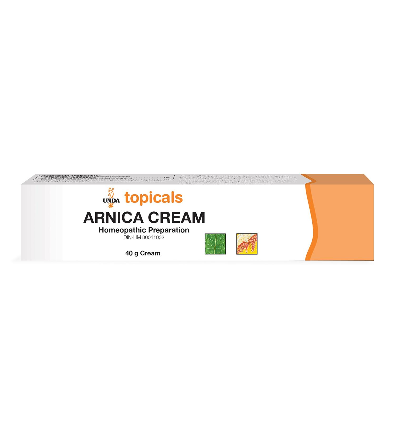 Buy UNDA Arnica Cream - Homeopathic Relief for Minor Sprains & Bruises | 1.4 oz - Fast International Shipping - Buy Online on GoSupps.com