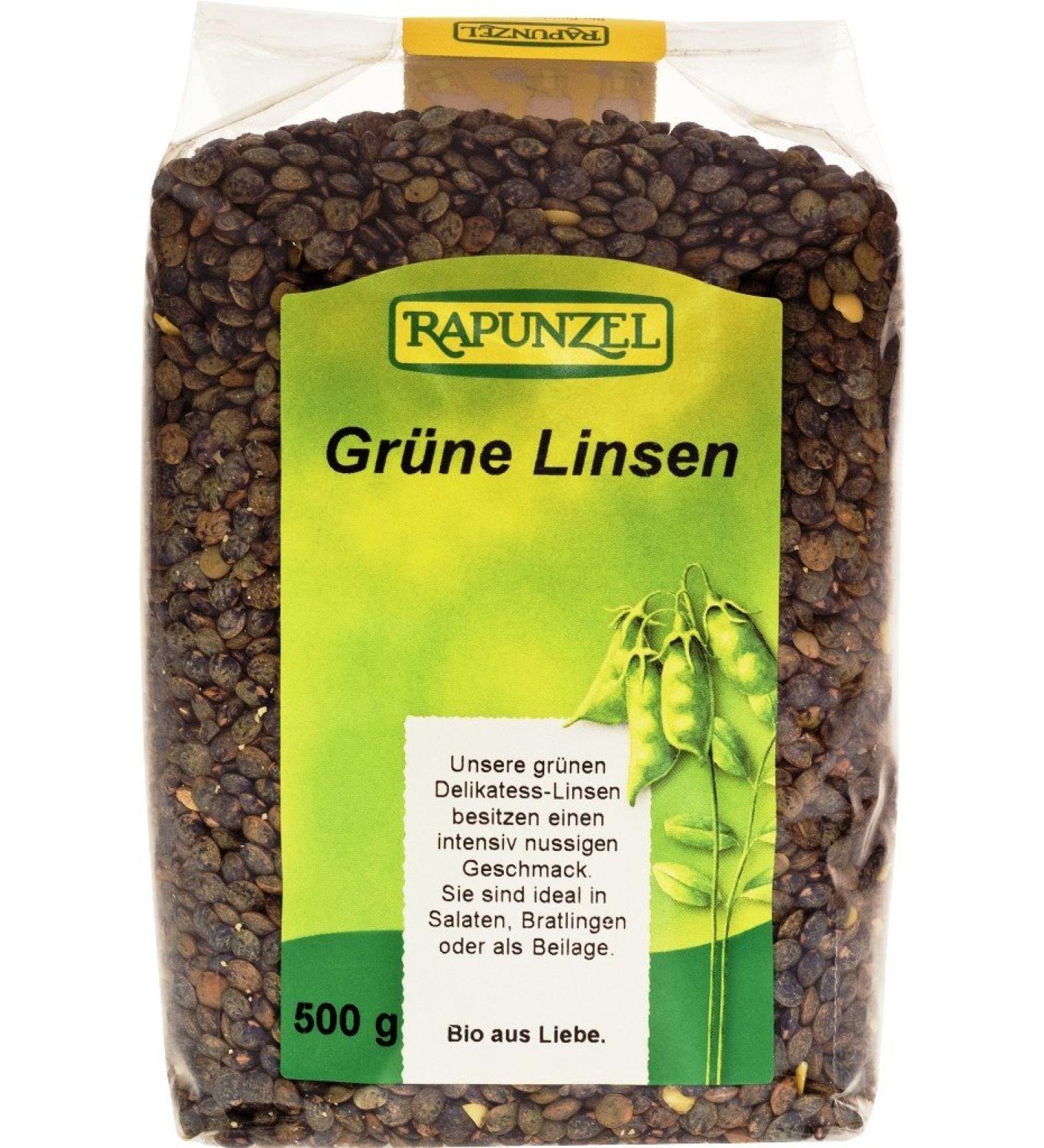 Rapunzel Green Lentils (500 g) - Organic 500 g (1 pack)