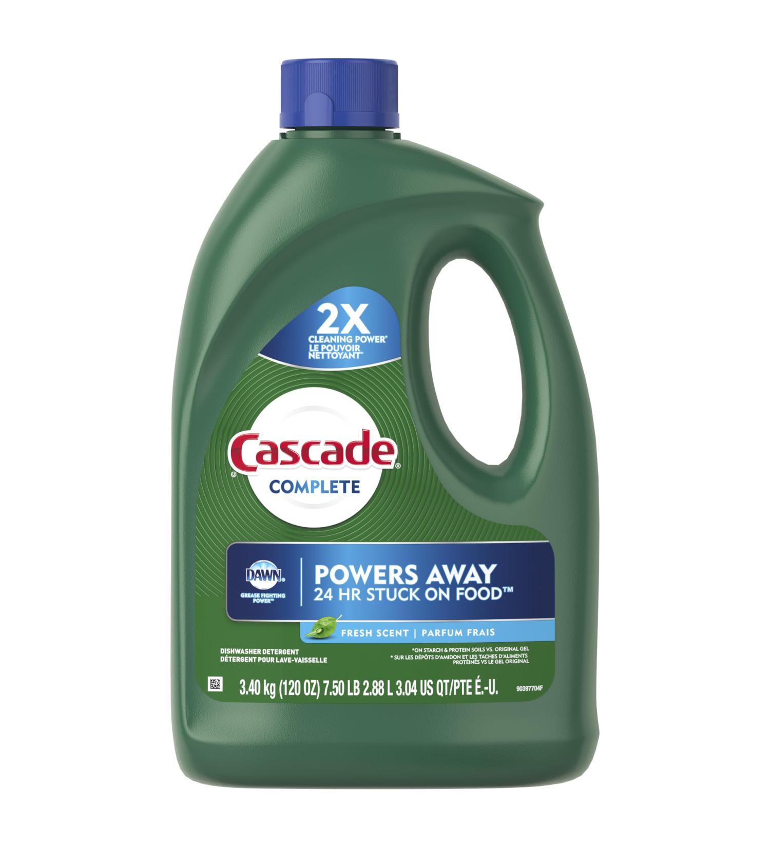 Buy Cascade 53987 Complete Gel Dishwasher Detergent - Fresh 120 Oz for International Shipping - Buy Online on GoSupps.com